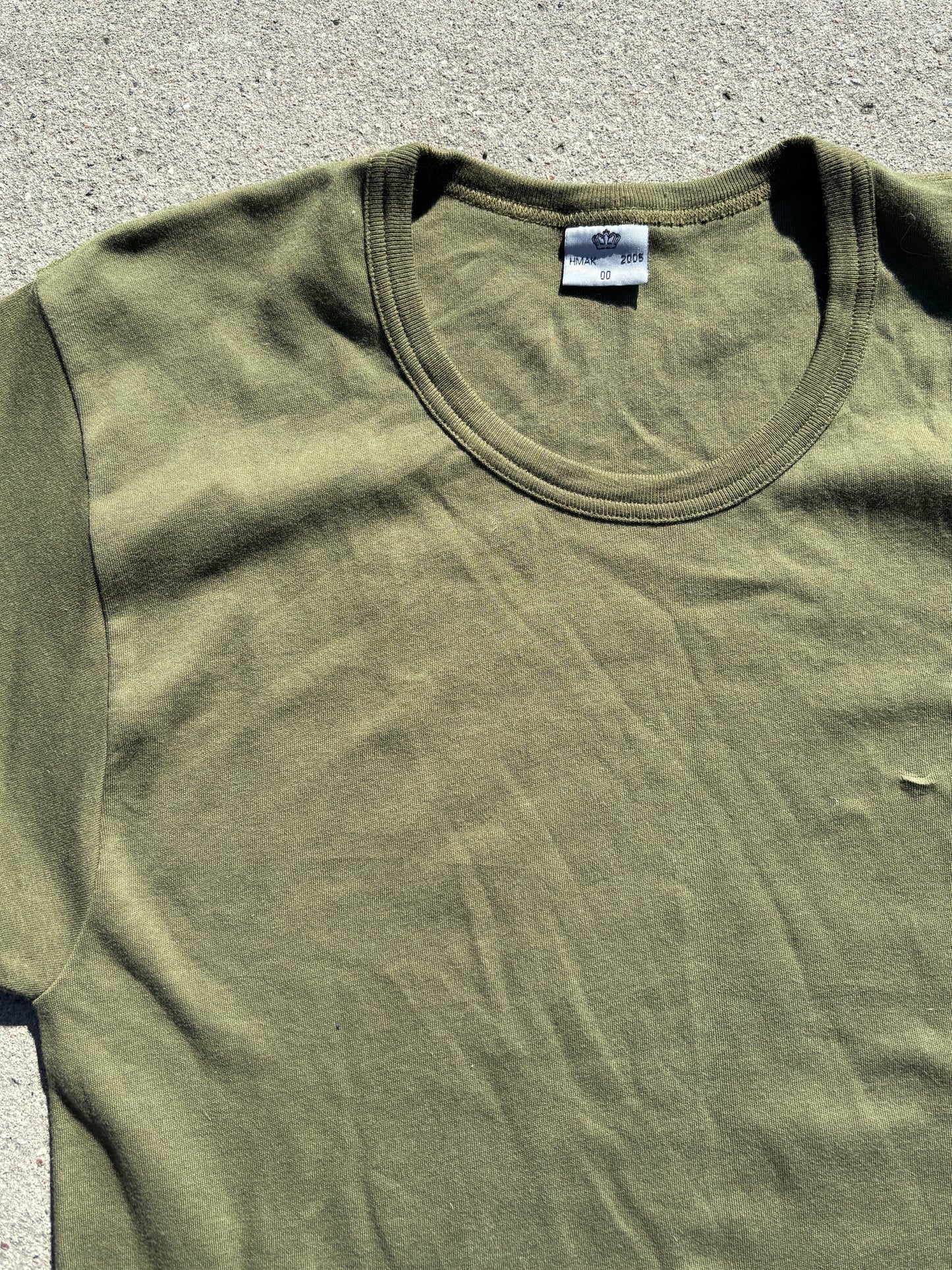 Danish Army Olive Green Tee