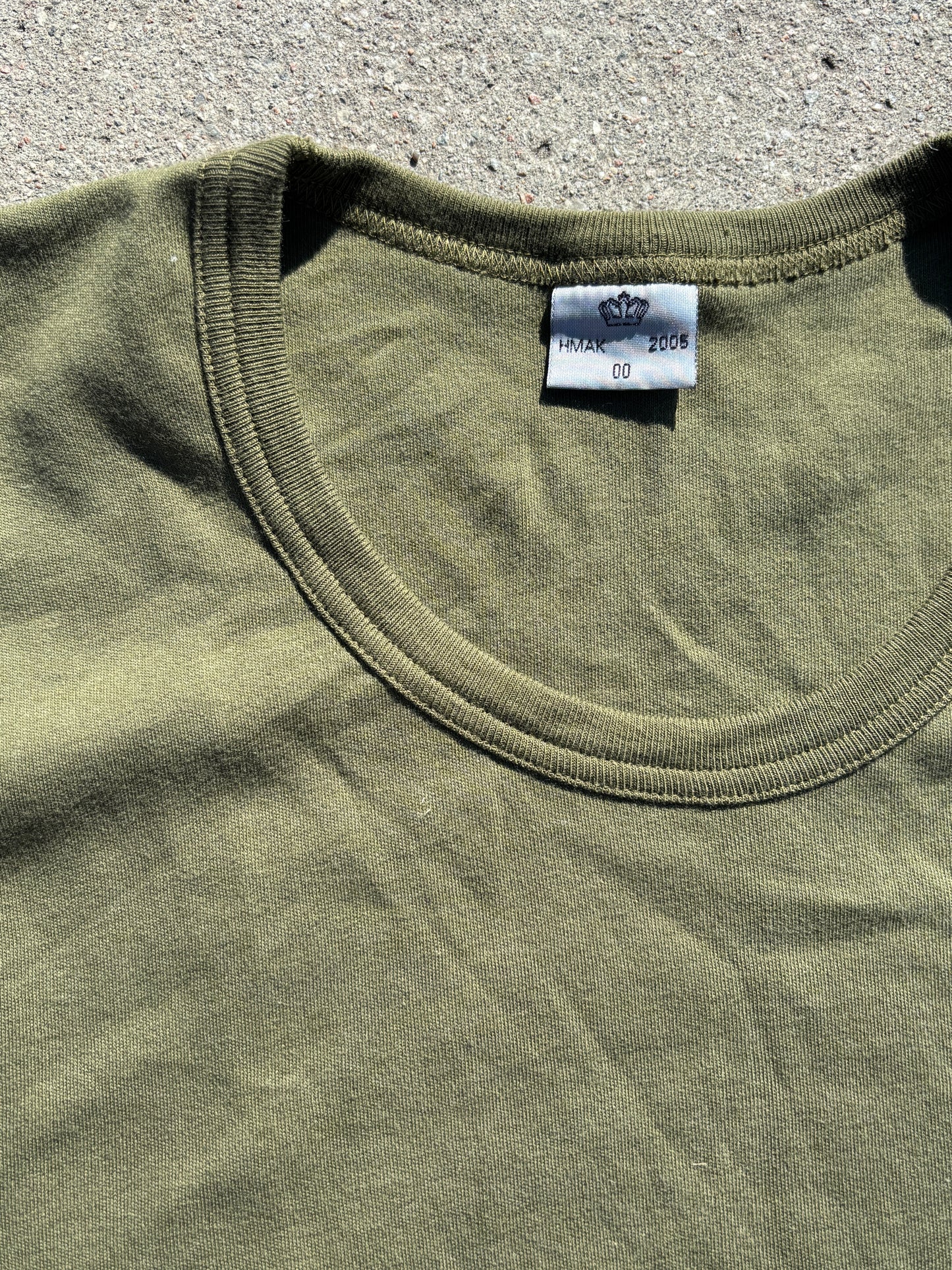 Danish Army Olive Green Tee
