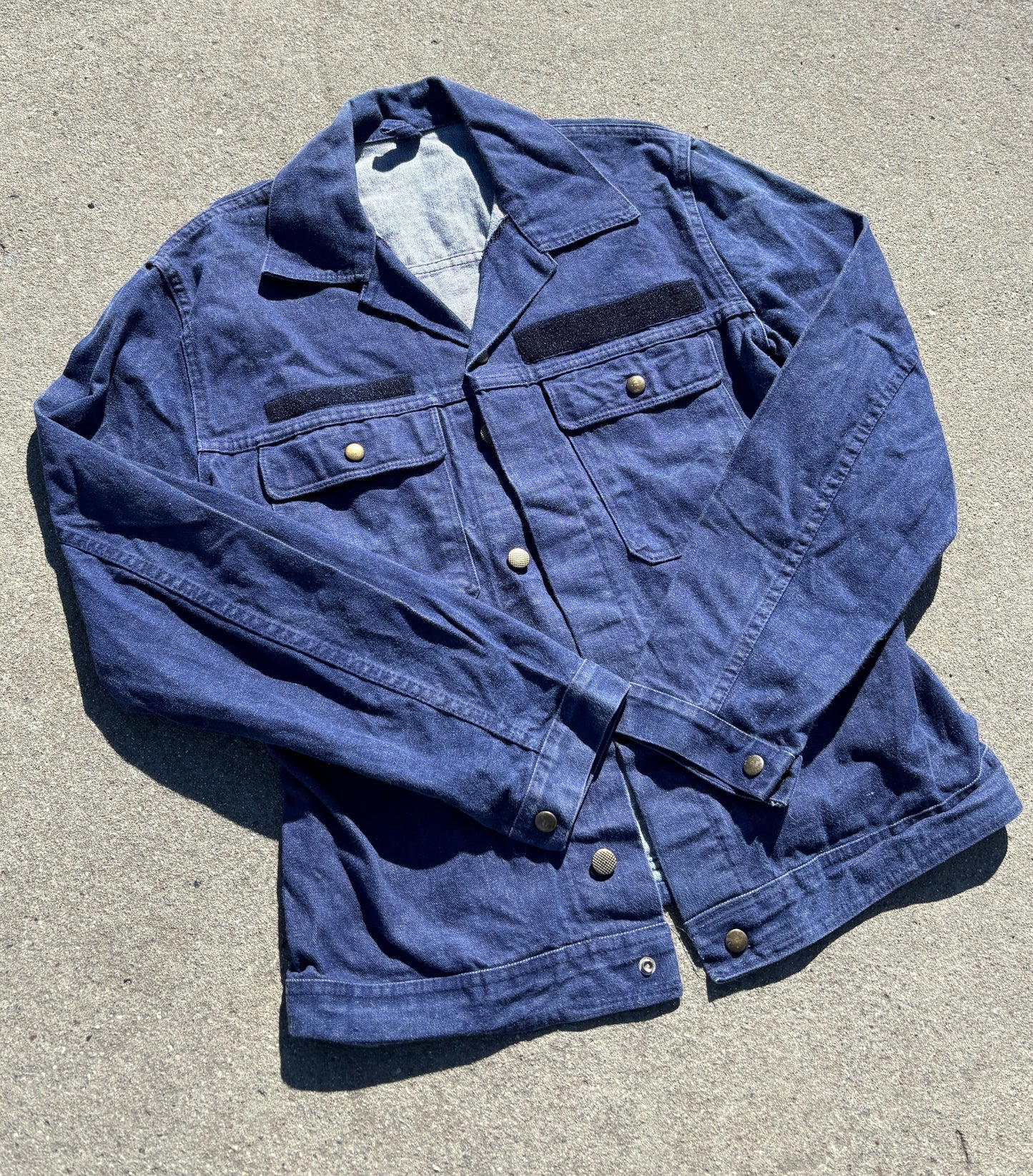 80's Danish Navy Denim Jacket