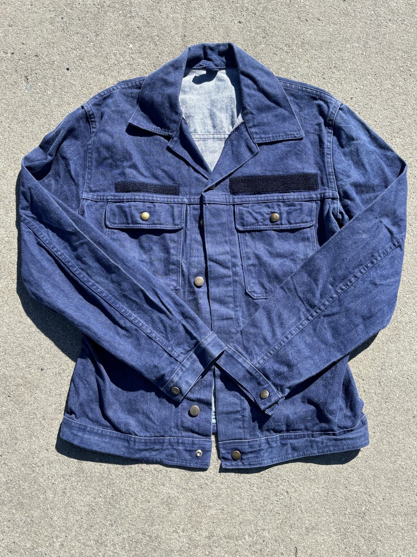 80's Danish Navy Denim Jacket