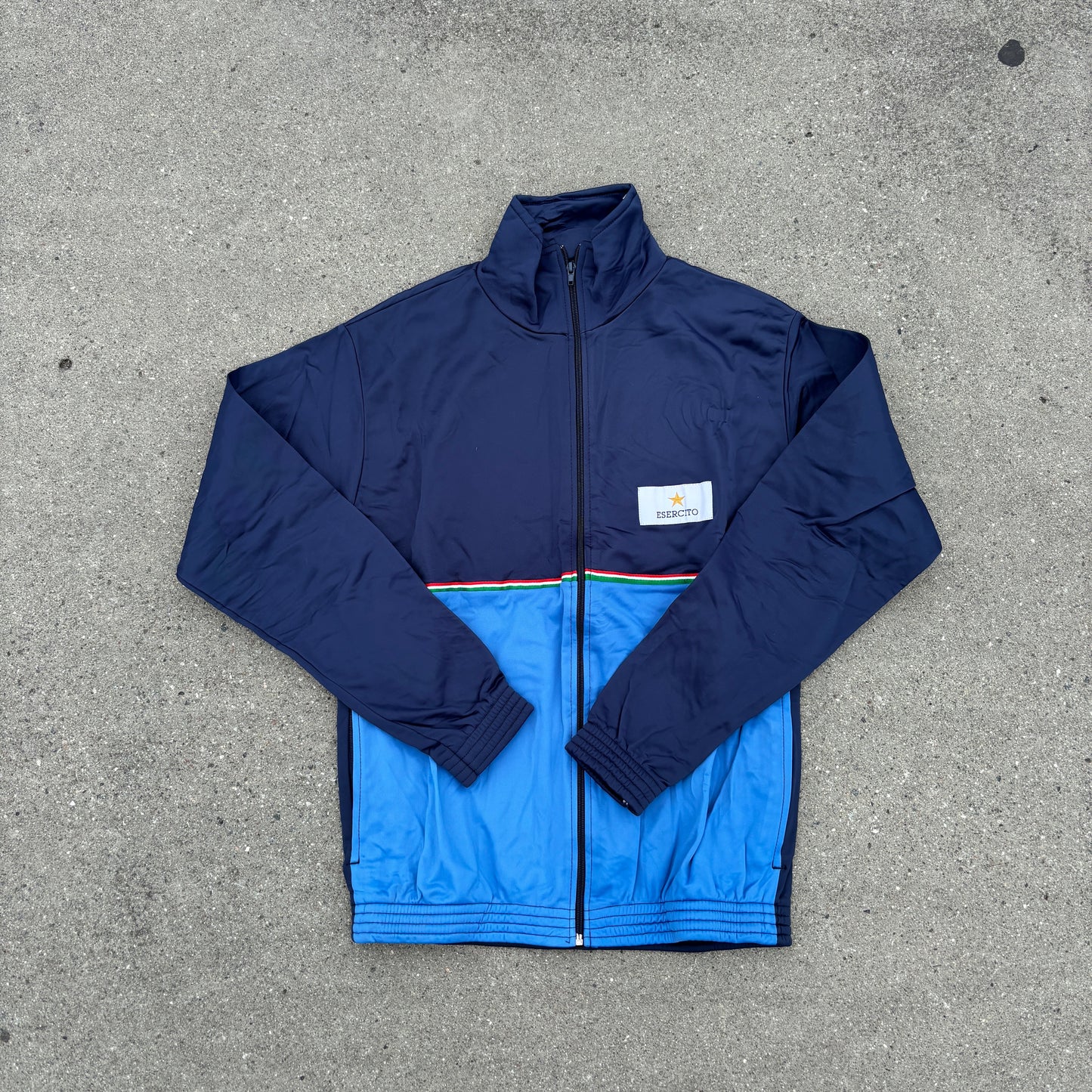 90's Navy/Blue Italian Army Tracksuit Top