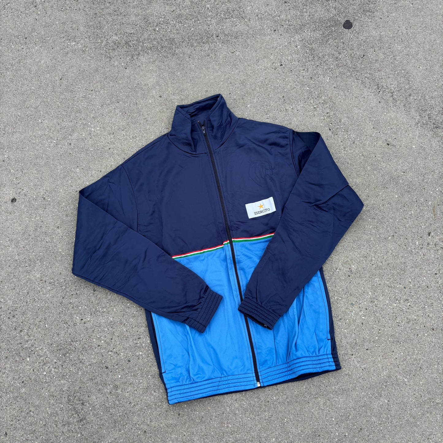 90's Navy/Blue Italian Army Tracksuit Top
