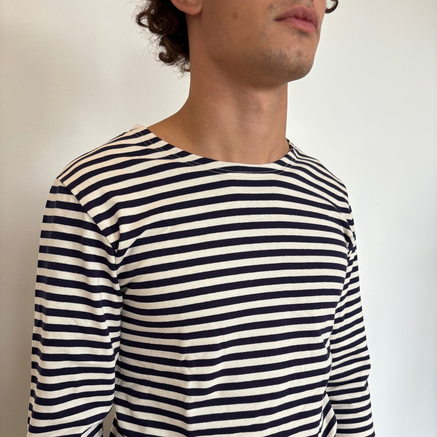 Navy/White Striped Telnyashka - Long sleeve