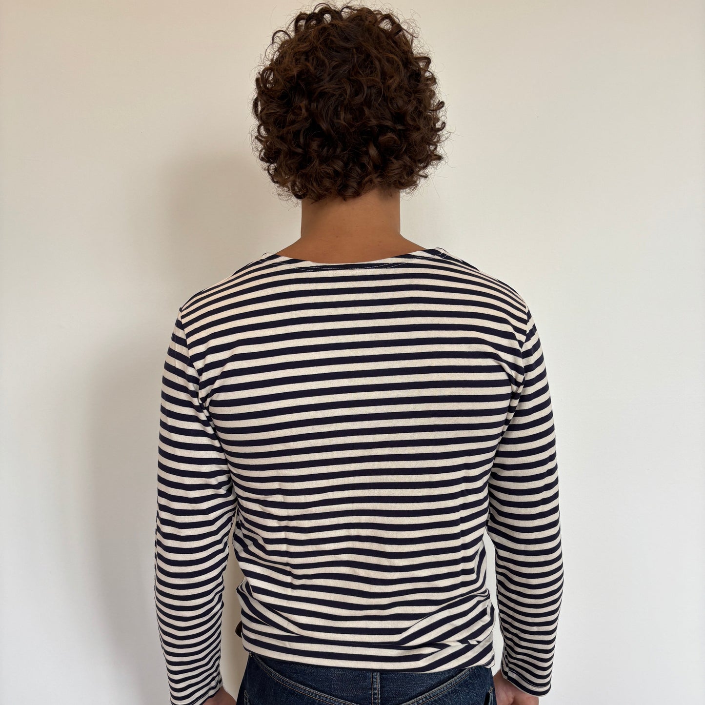 Navy/White Striped Telnyashka - Long sleeve