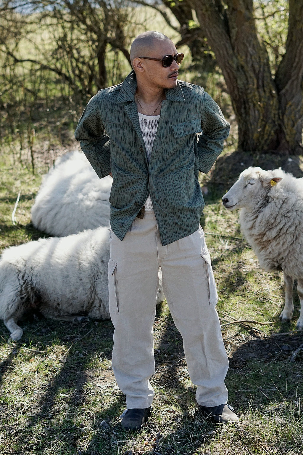 チェコ軍幕　スワンプカモ　菱形タイプ　csla military surplus 60's Czechoslovakian M60 Field Jacket – Concept Surplus