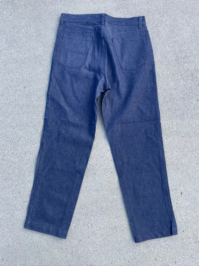 80's Italian Navy Raw Denim