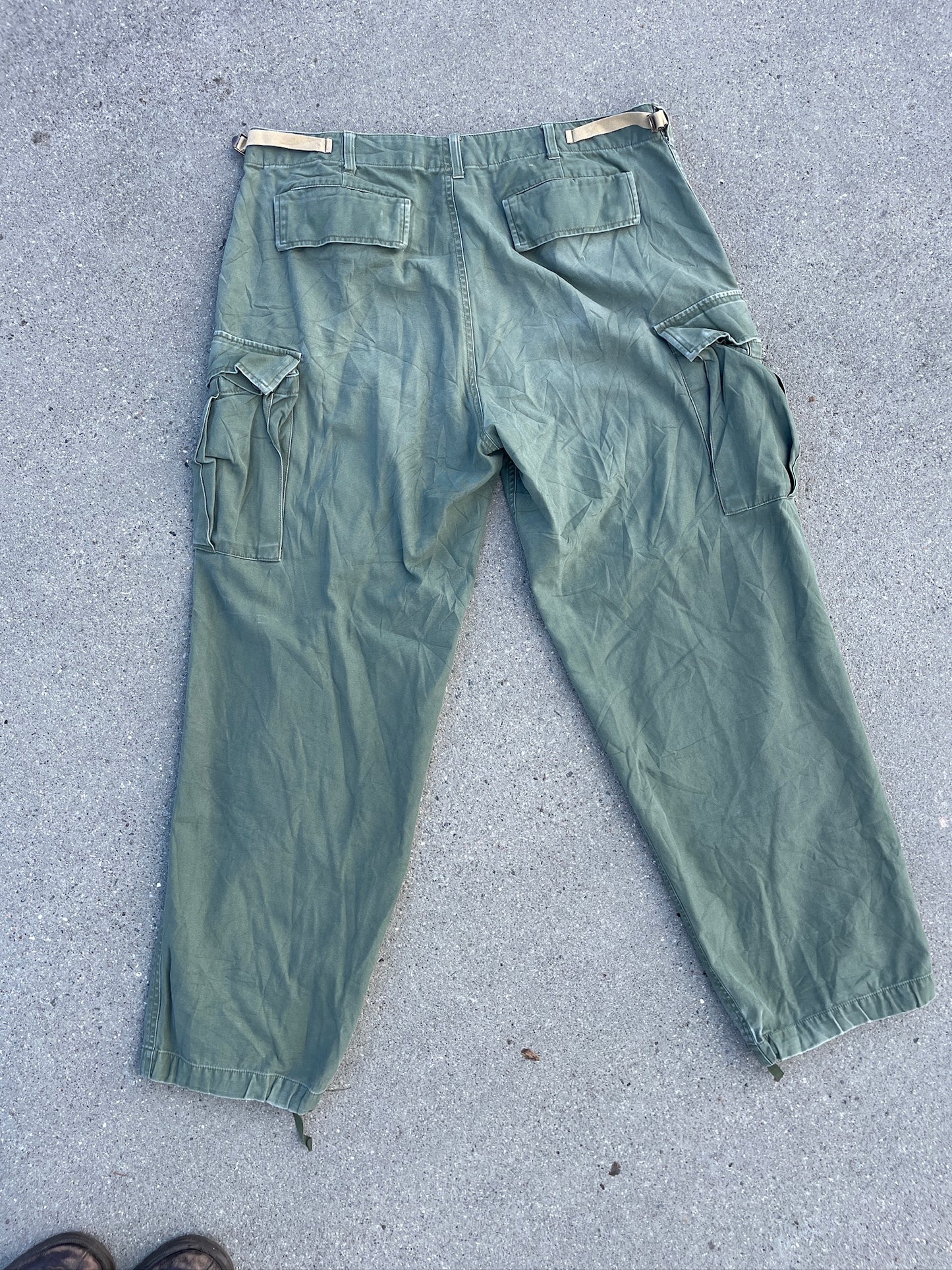 US Fatigue BDU Trousers - Faded Olive Green