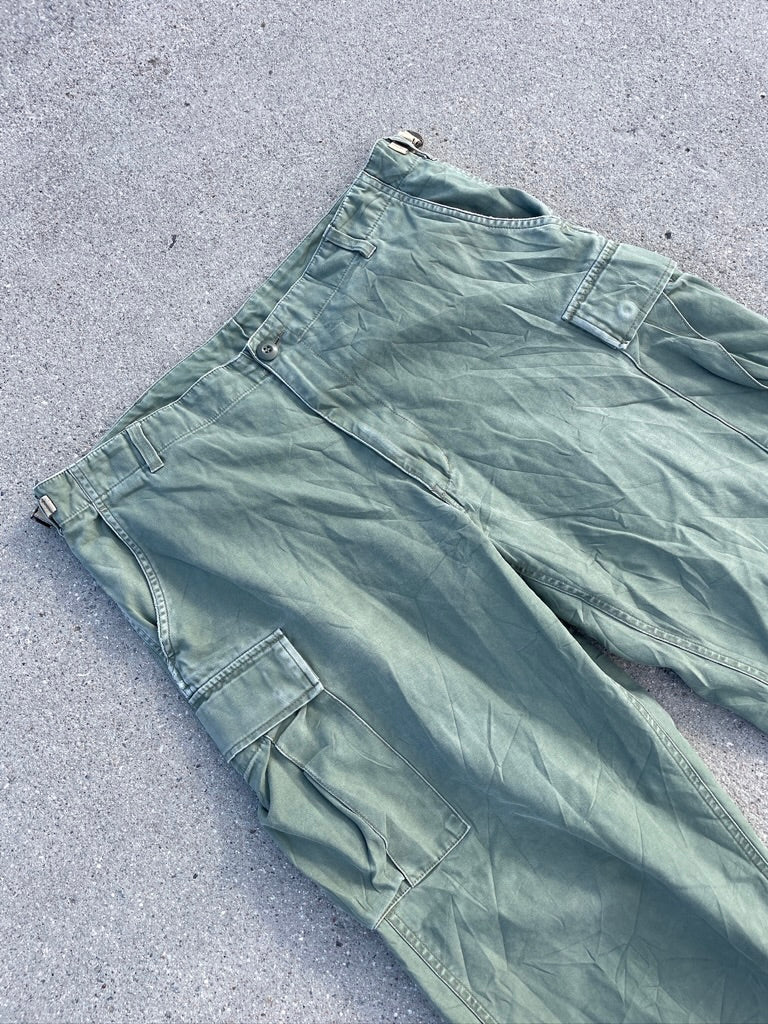 US Fatigue BDU Trousers - Faded Olive Green