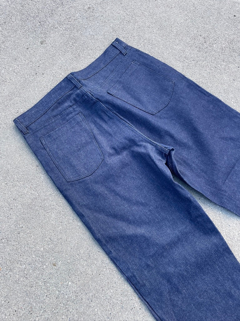 70's Italian Navy Raw Denim