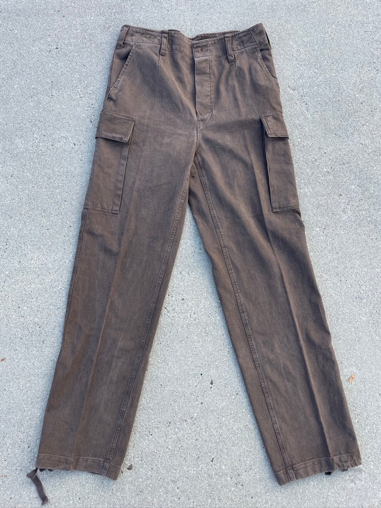 German Moleskin Trousers - Brown