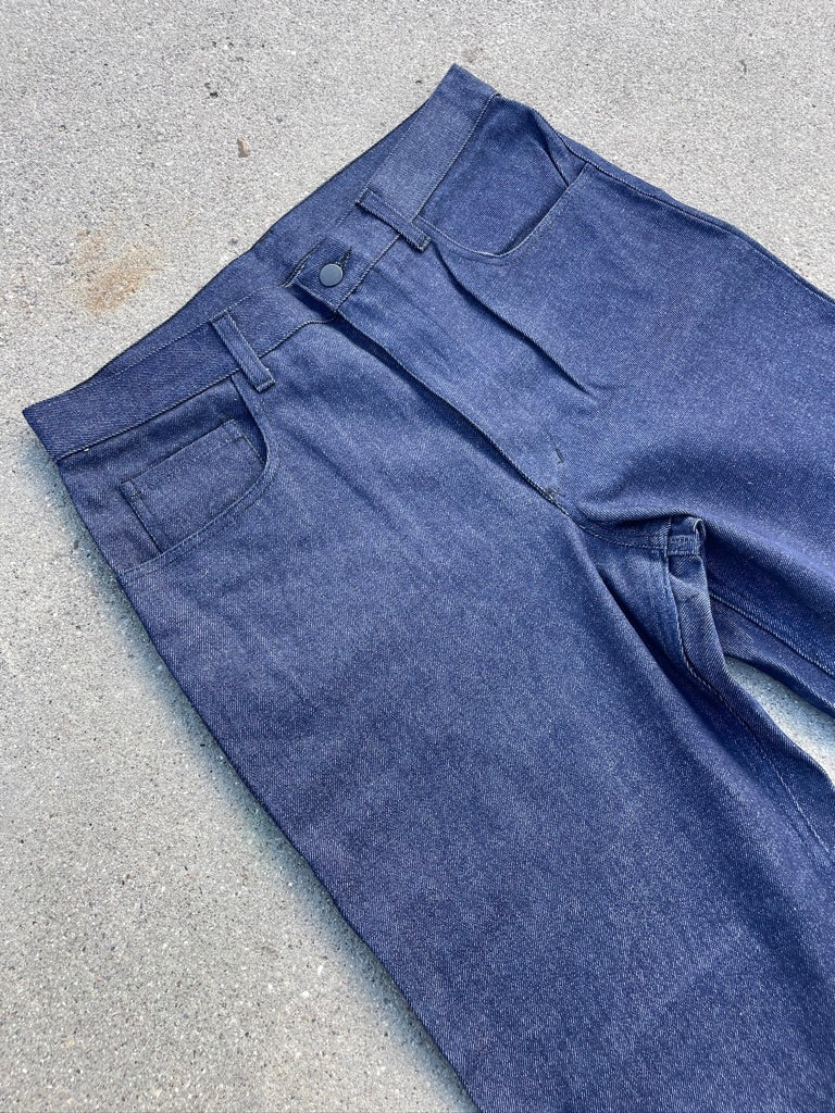 70's Italian Navy Raw Denim