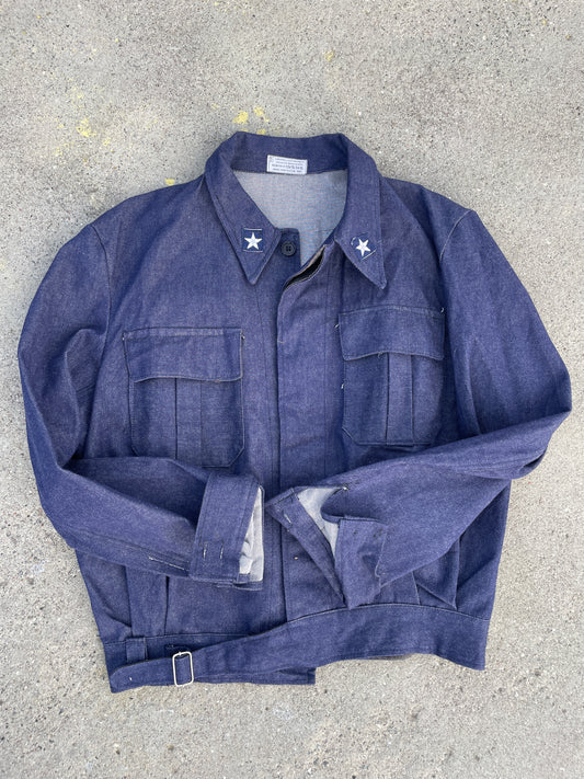 Italian 80's Navy Denim Jacket