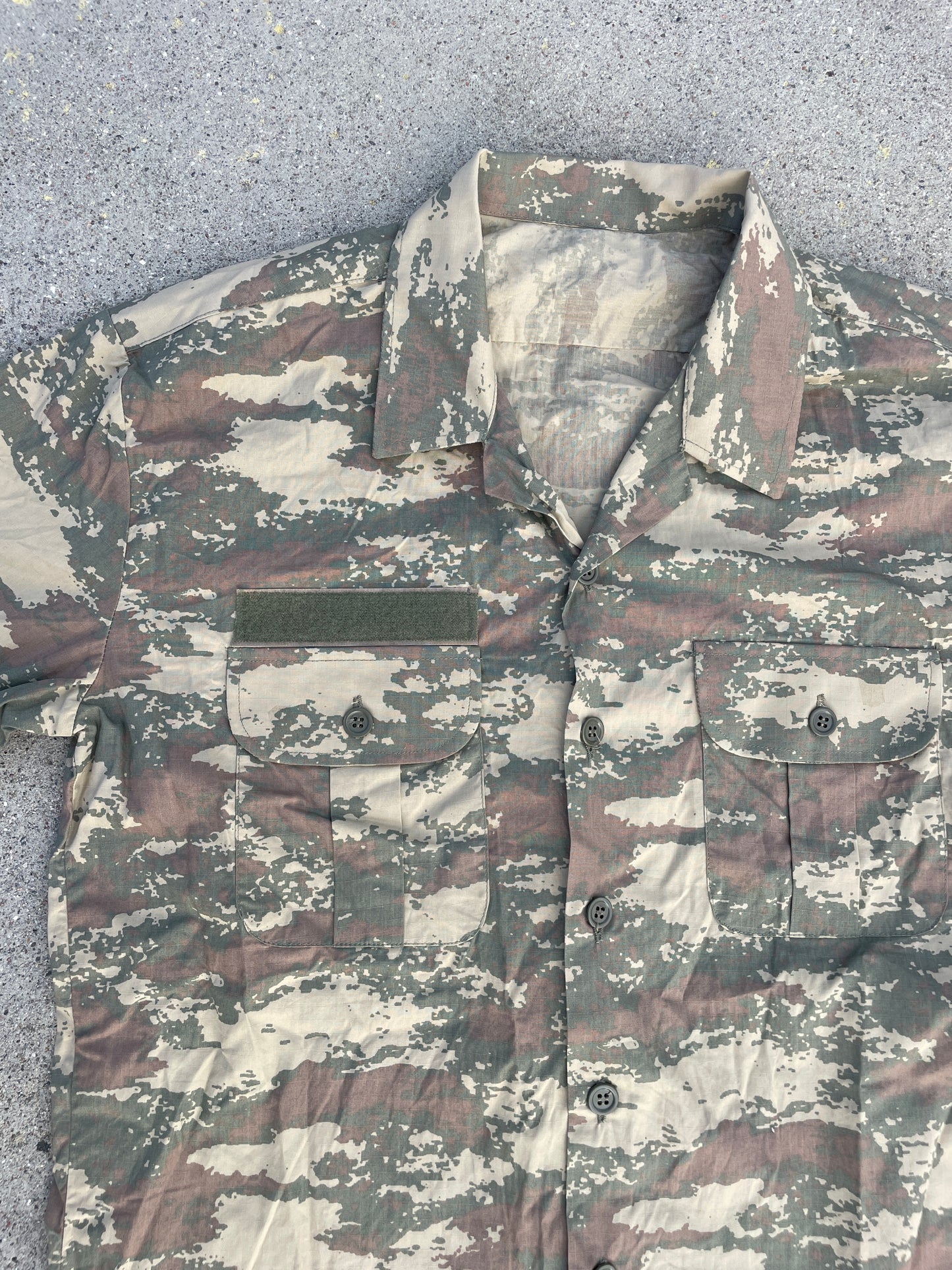 Turkish Digital Camouflage Short Sleeve Shirt