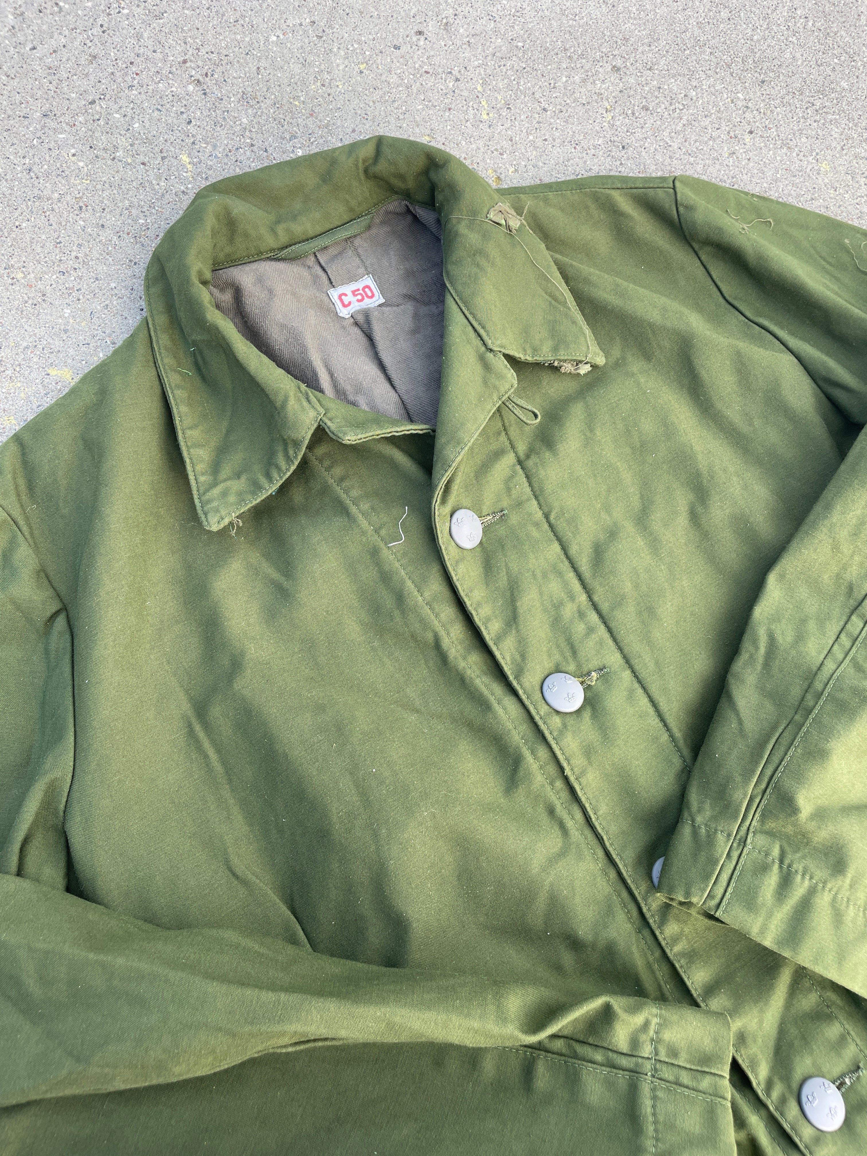 60's Swedish M59 Olive Cotton Jacket