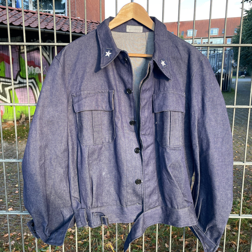 Italian 80's Navy Denim Jacket