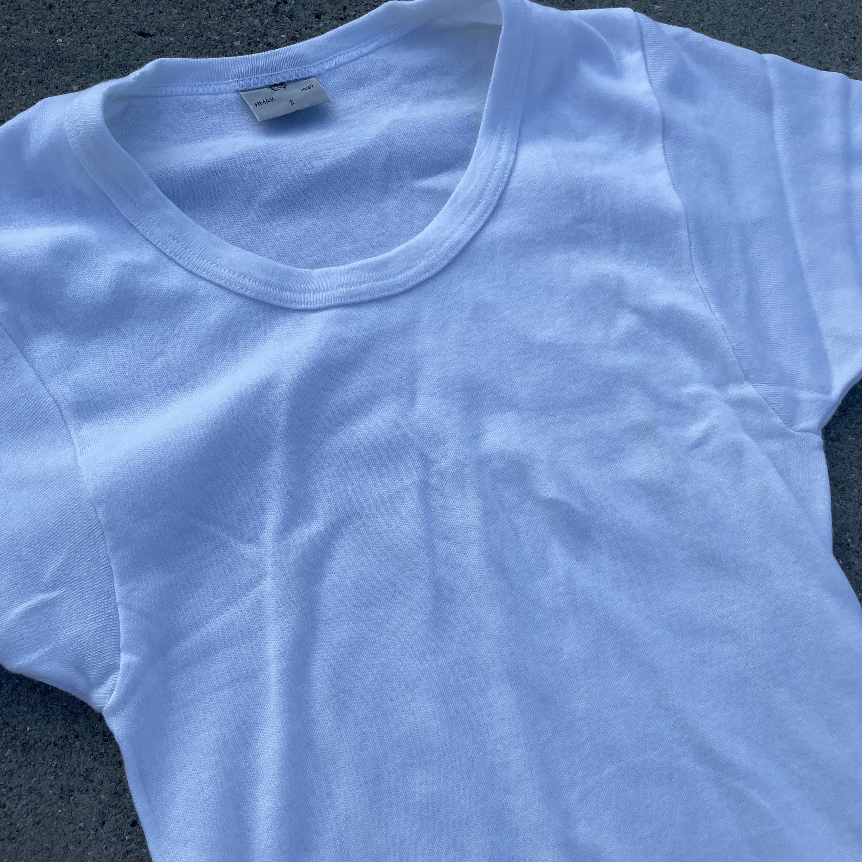 Danish 80’s Deadstock Navy Tee White