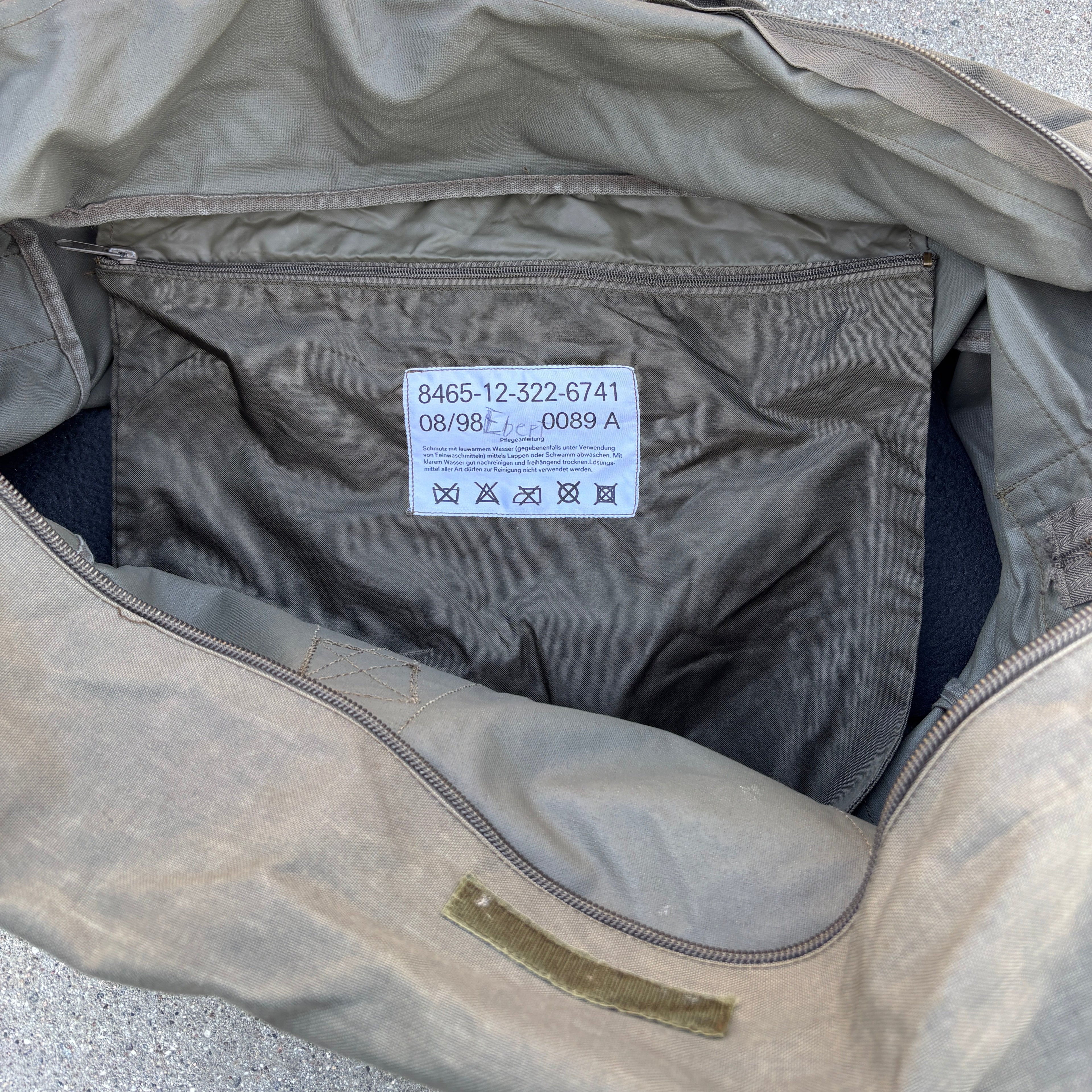 German Bundeswehr Travel Bag