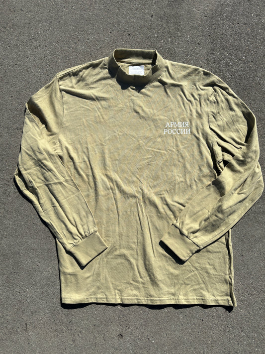 Russian High-Neck Long Sleeve Tee