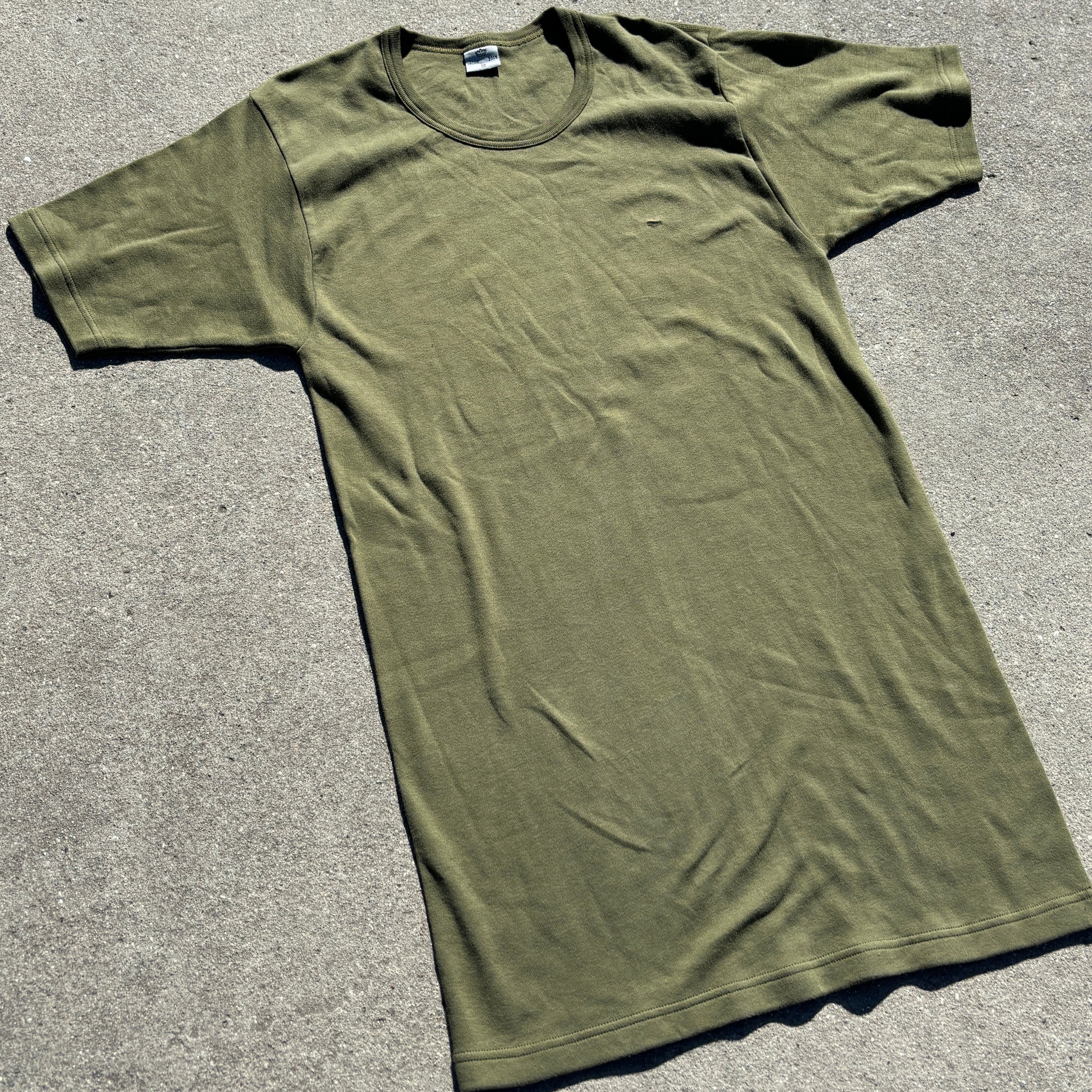 Danish Army Olive Green Tee