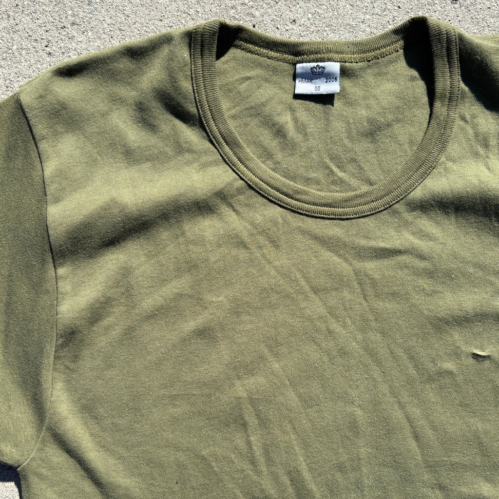Danish Army Olive Green Tee
