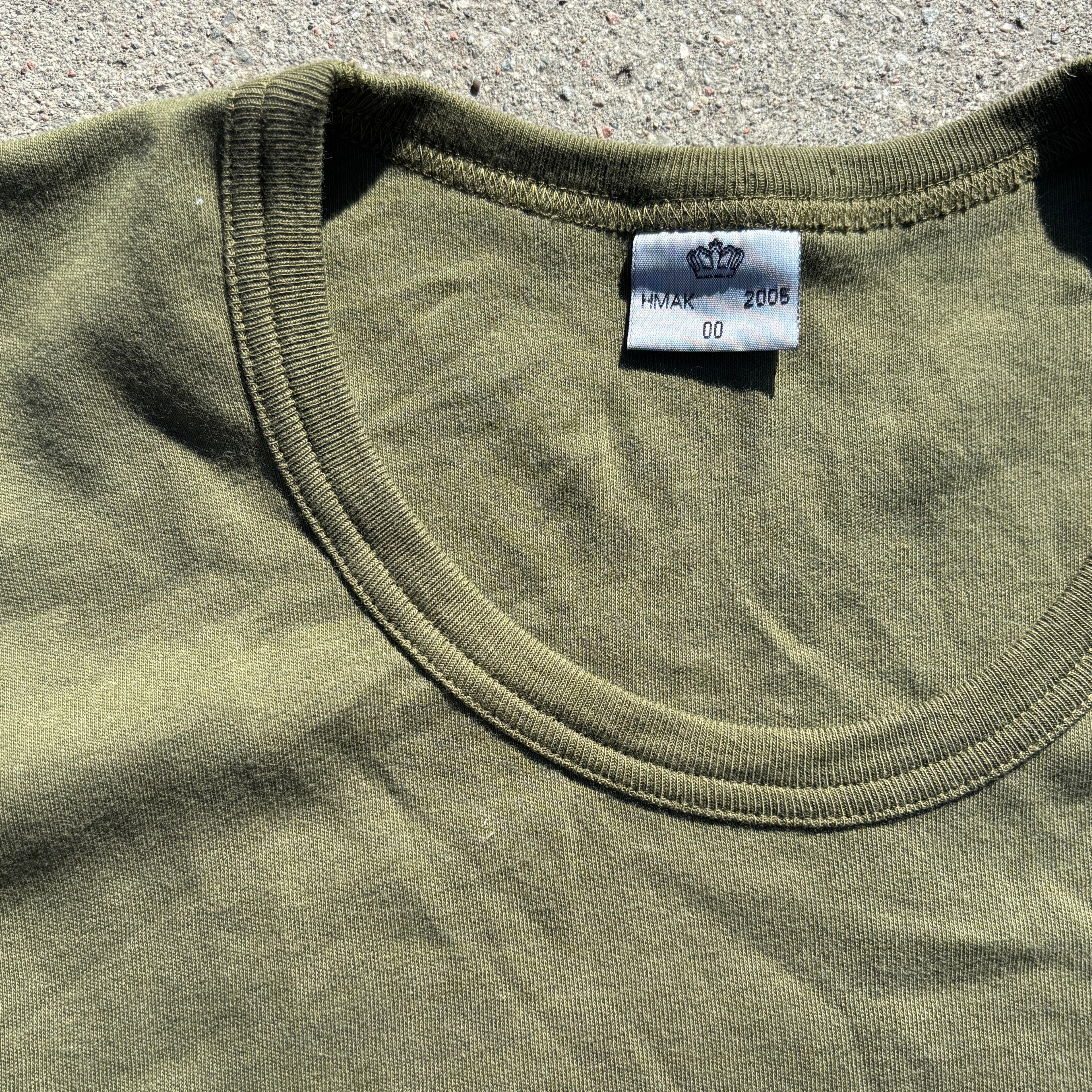 Danish Army Olive Green Tee