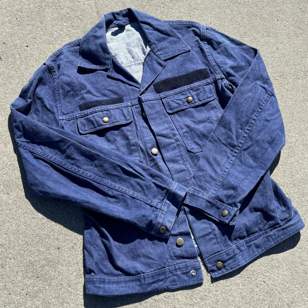 80's Danish Navy Denim Jacket