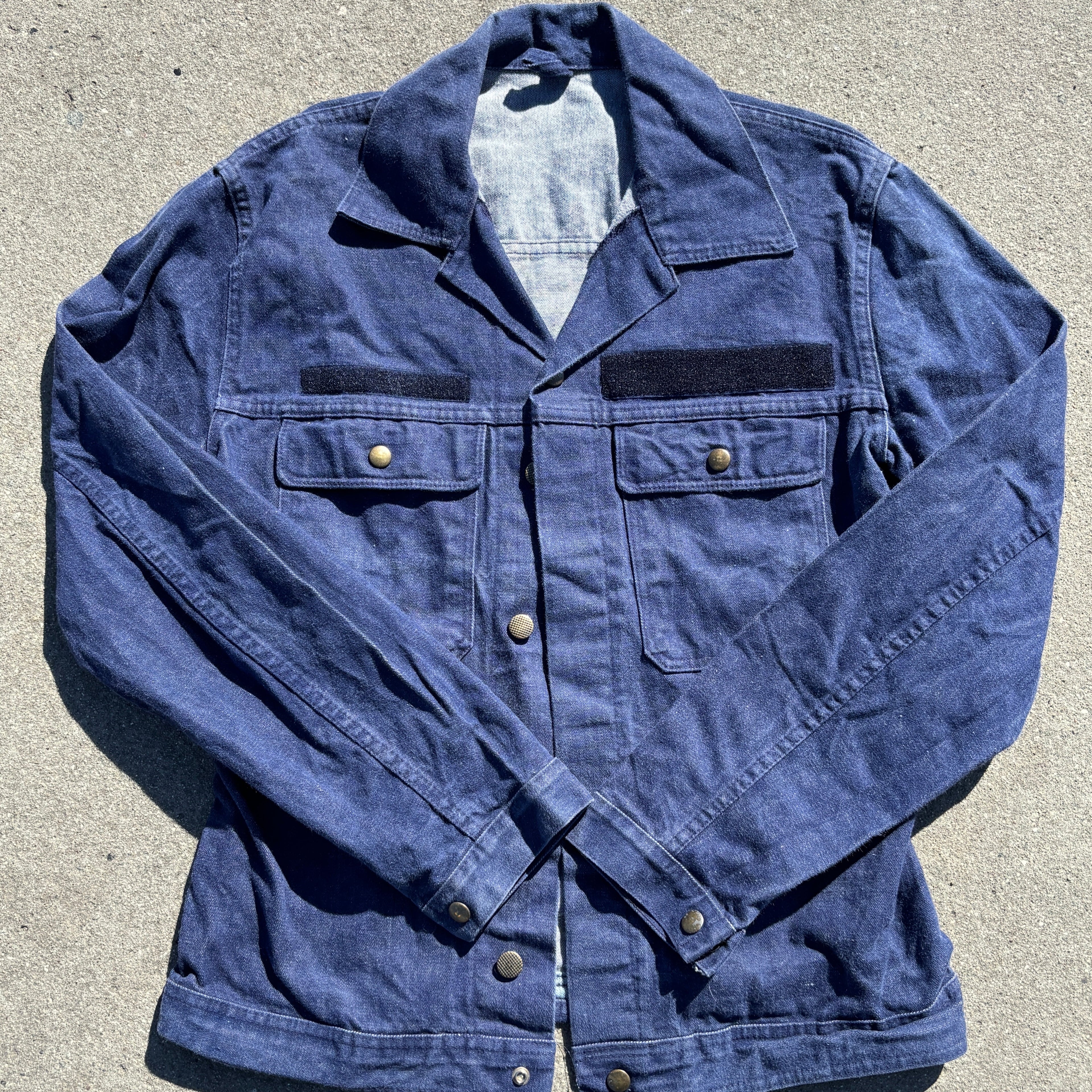 80's Danish Navy Denim Jacket