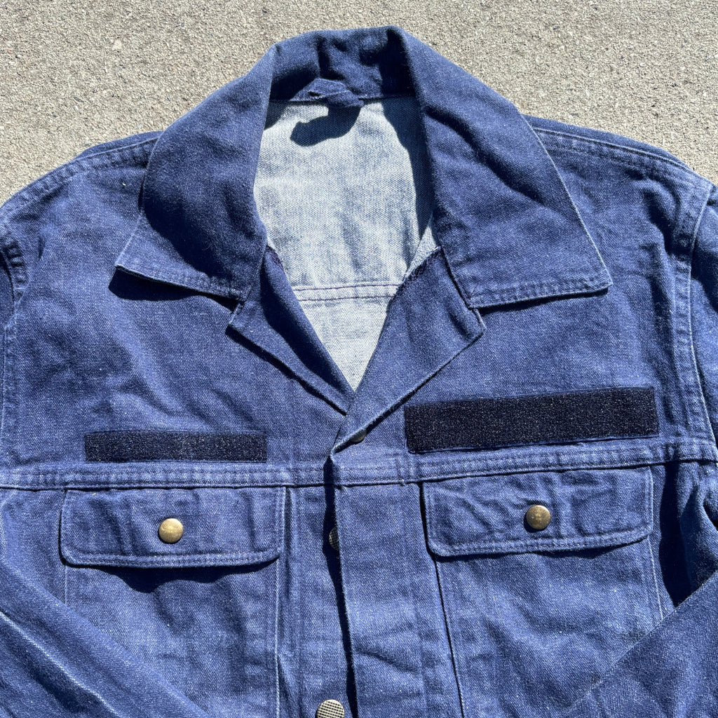 80's Danish Navy Denim Jacket