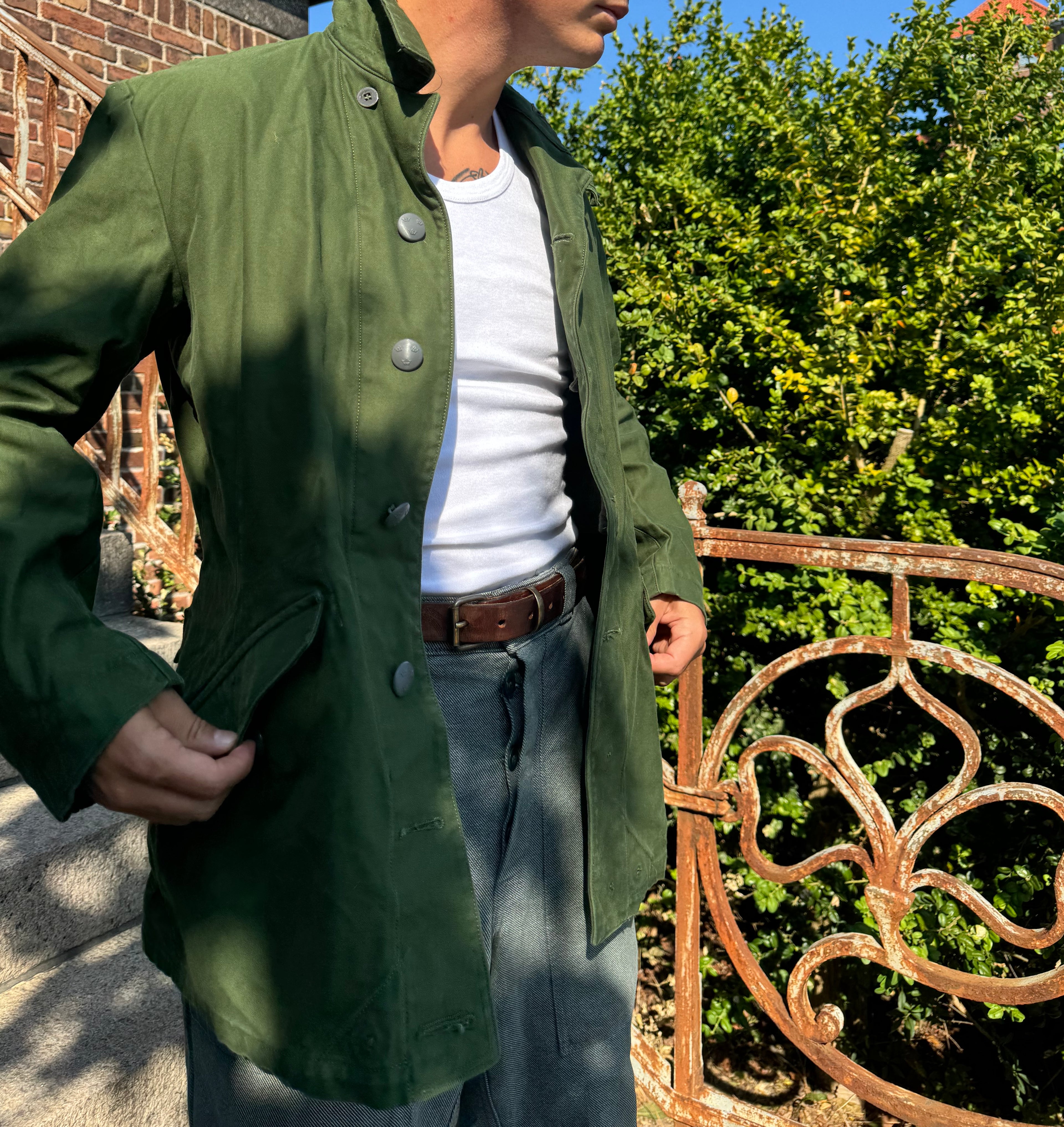 60's Swedish M59 Olive Cotton Jacket