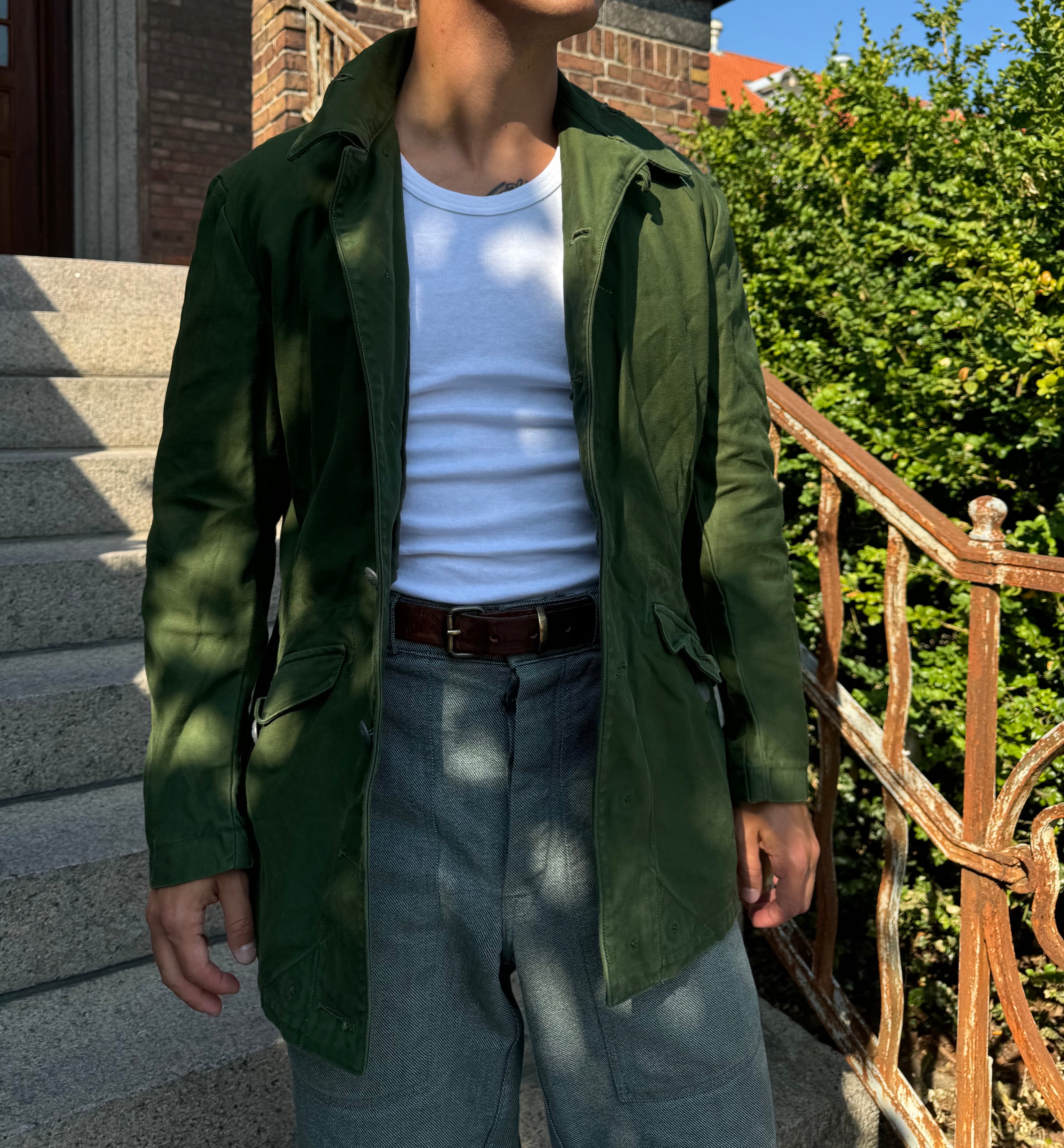 60's Swedish M59 Olive Cotton Jacket