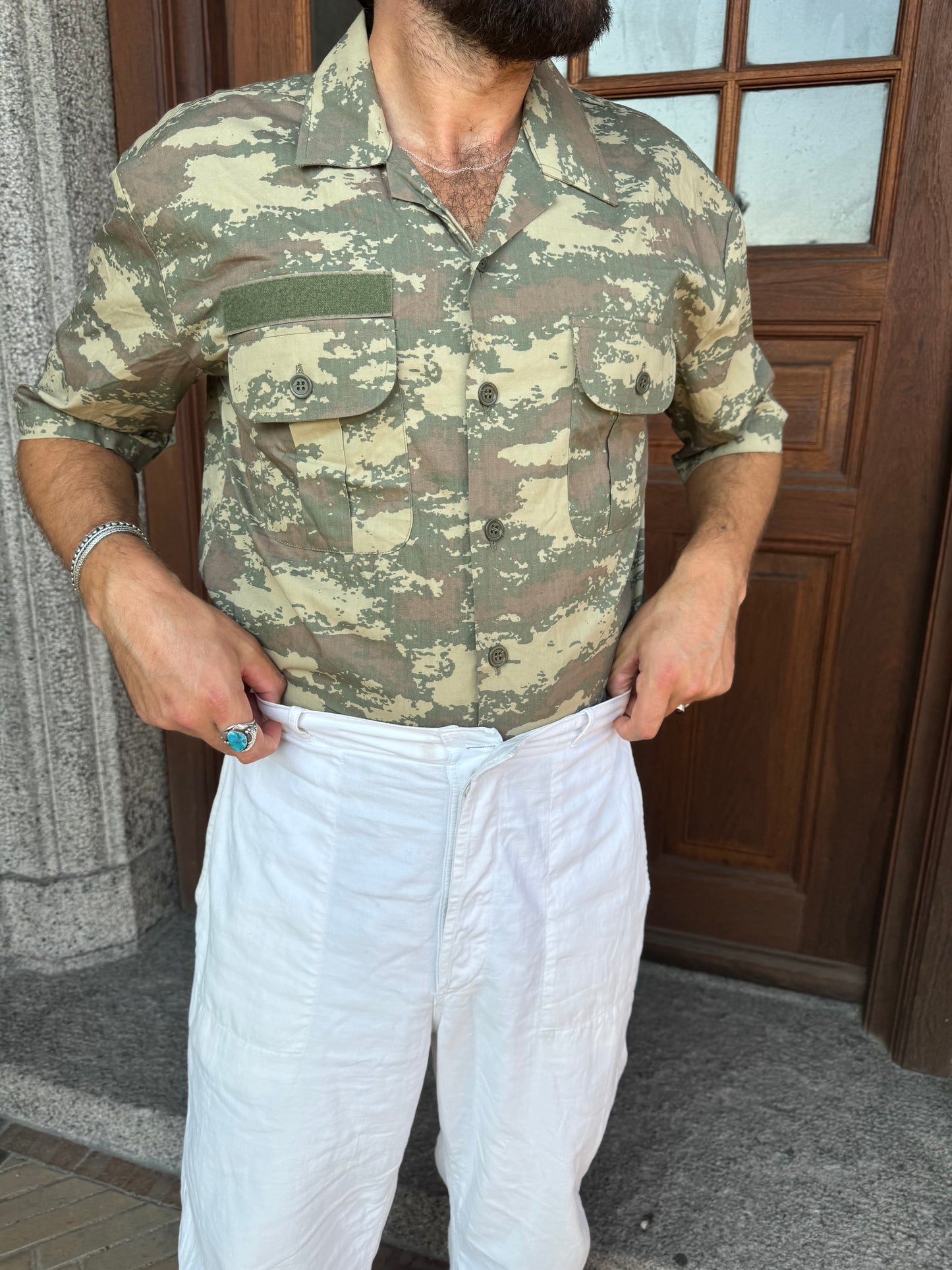 Turkish Digital Camouflage Short Sleeve Shirt