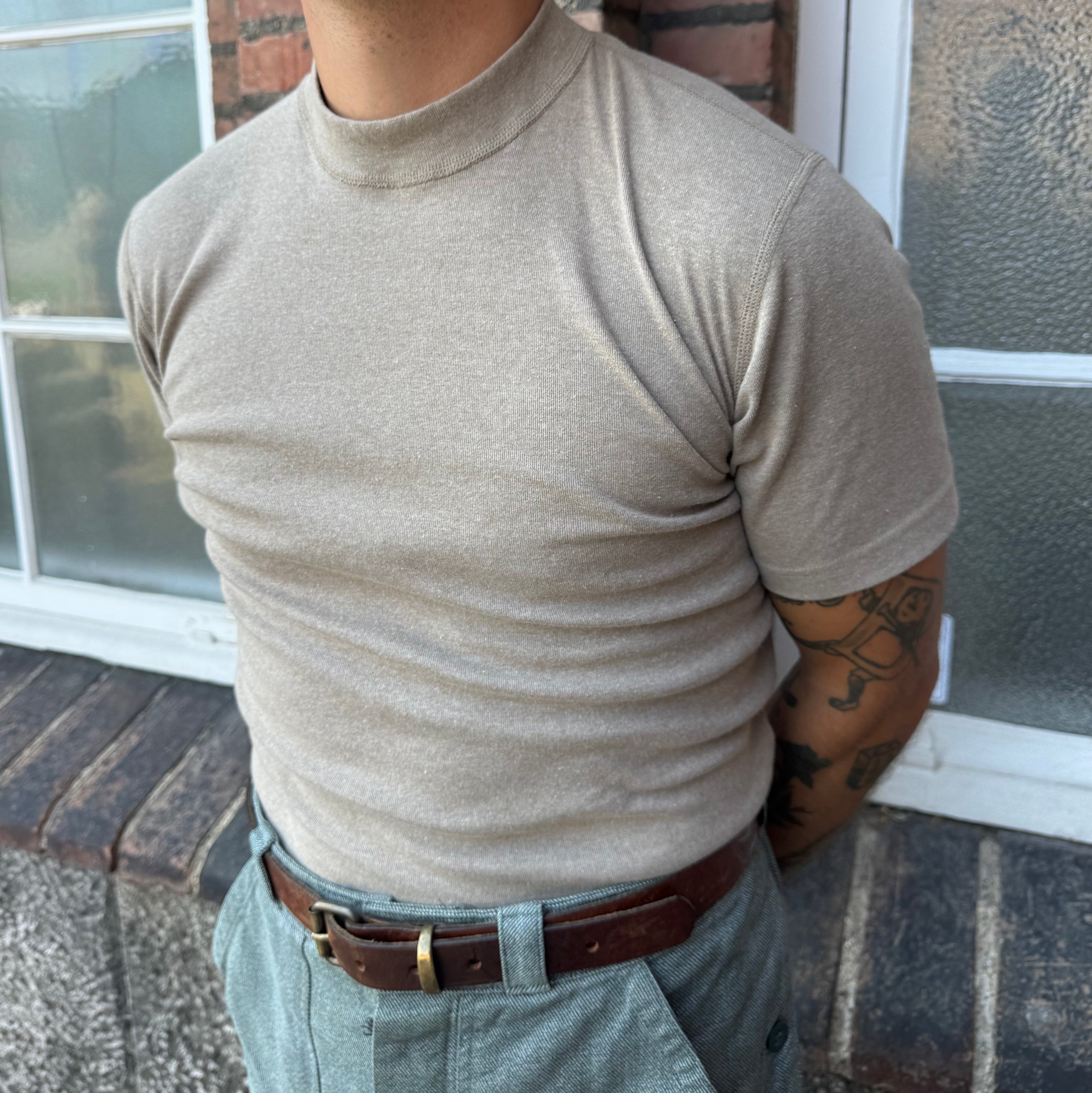 High Neck Danish Army Tee