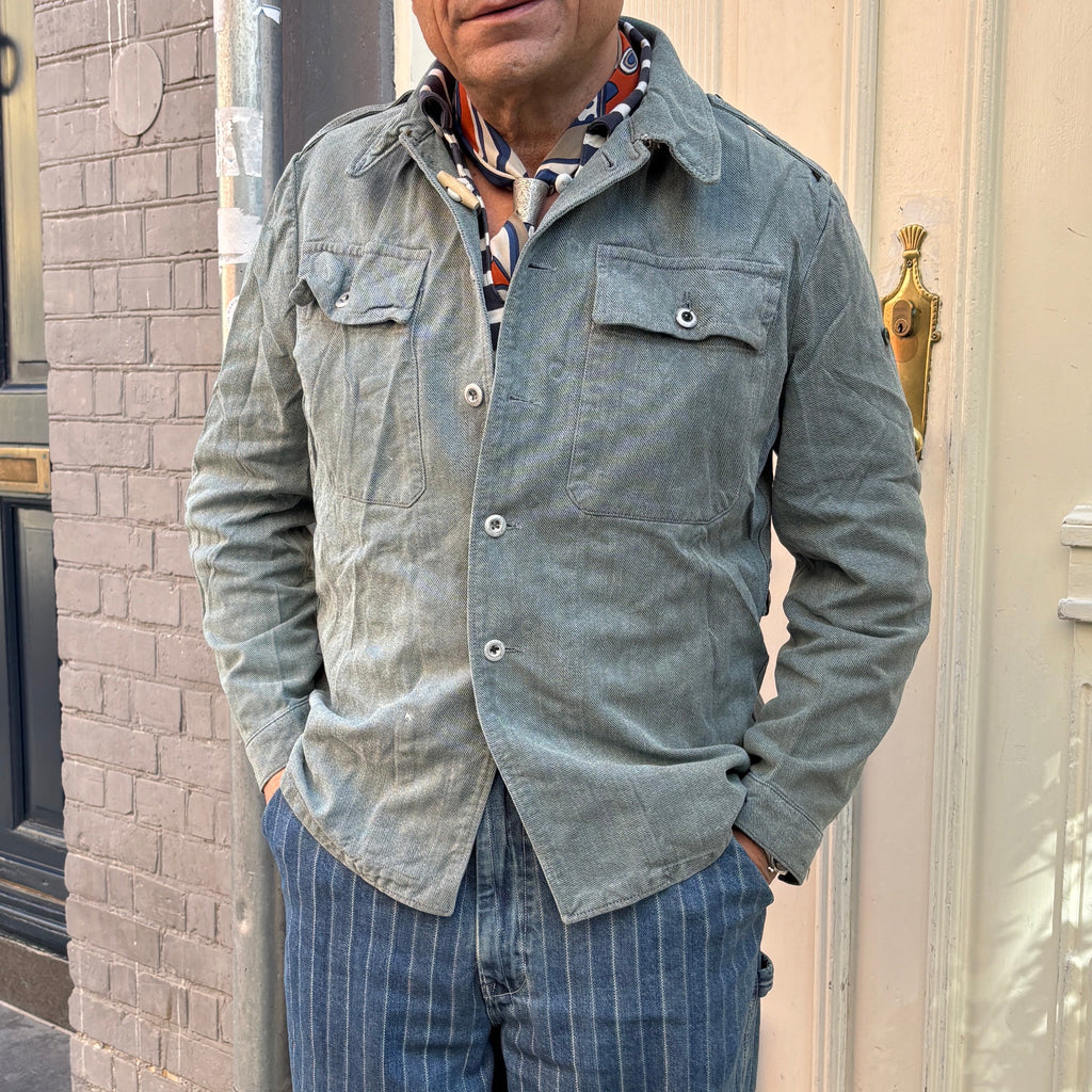 Swiss Denim Army Jacket
