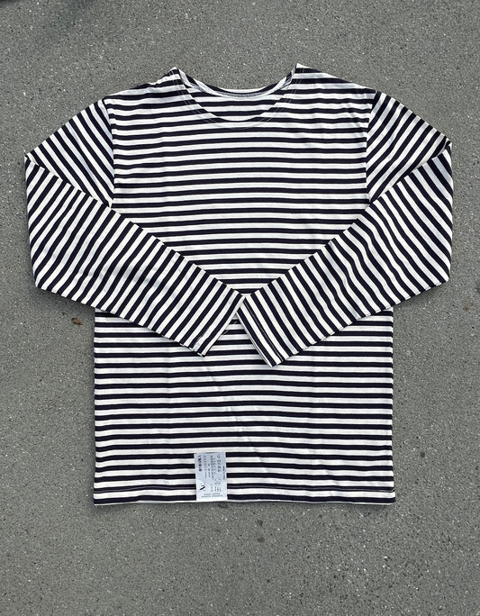 Navy/White Striped Telnyashka - Long sleeve