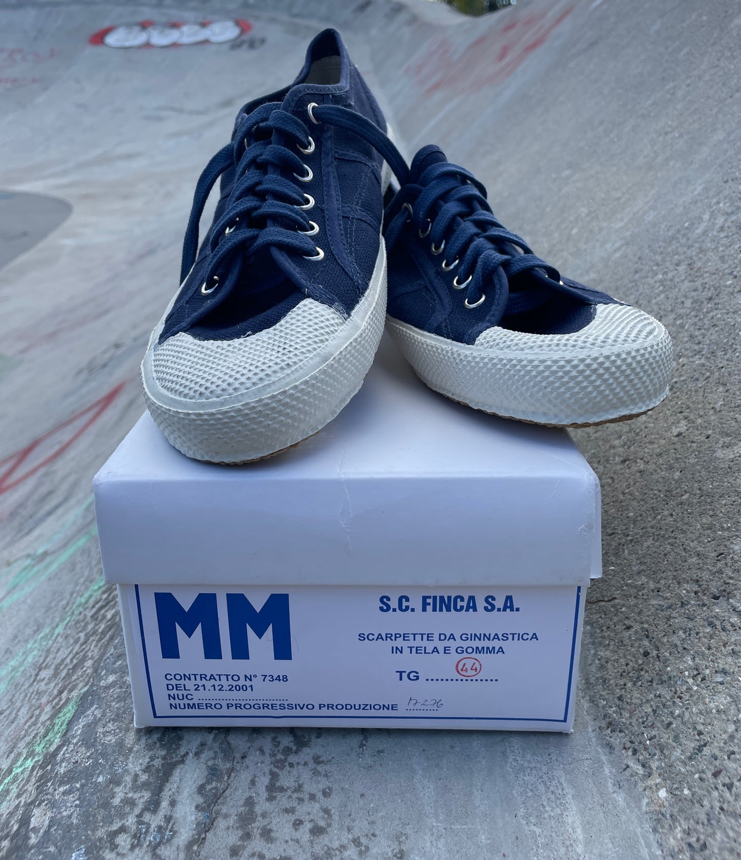 Italian Canvas Rubber Gum Trainers