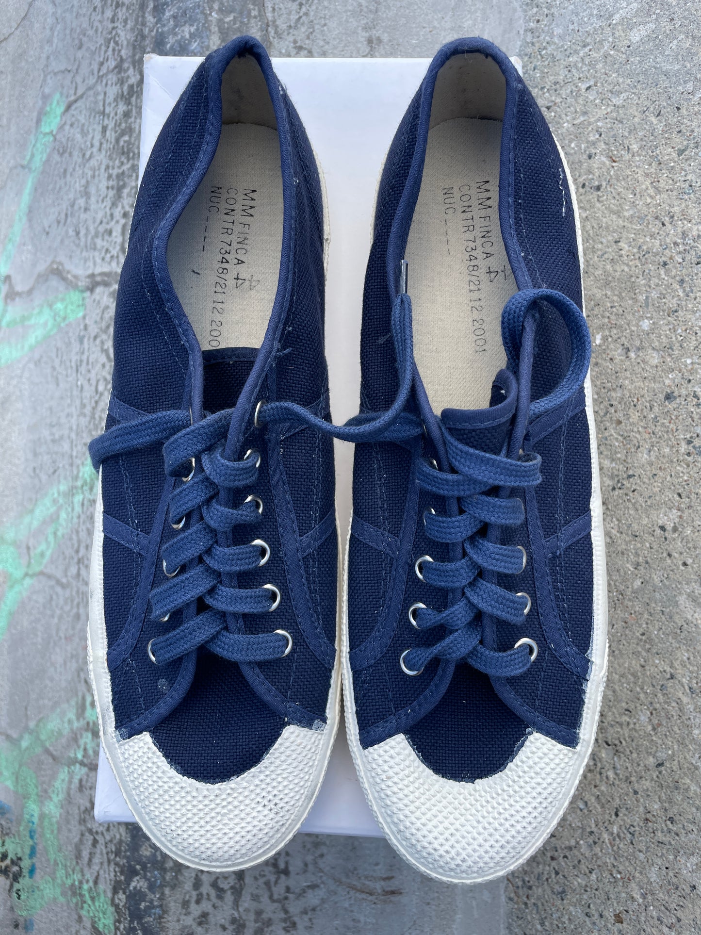 Italian Canvas Rubber Gum Trainers