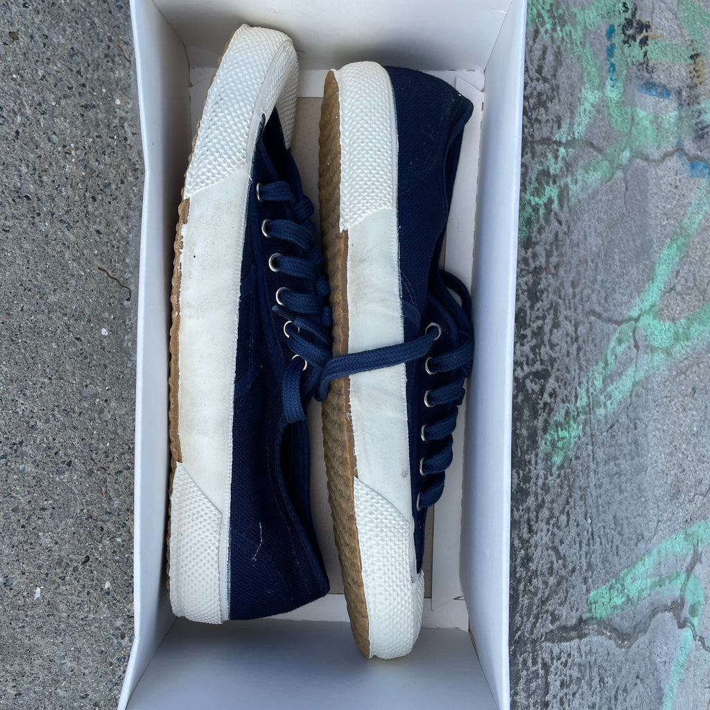 Italian Canvas Rubber Gum Trainers