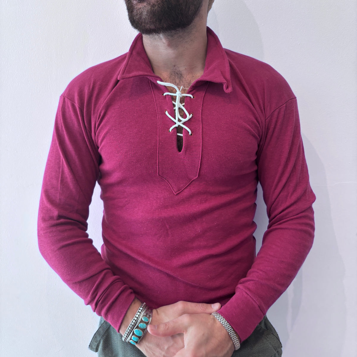 60/70's Berri Sports Tee Plum