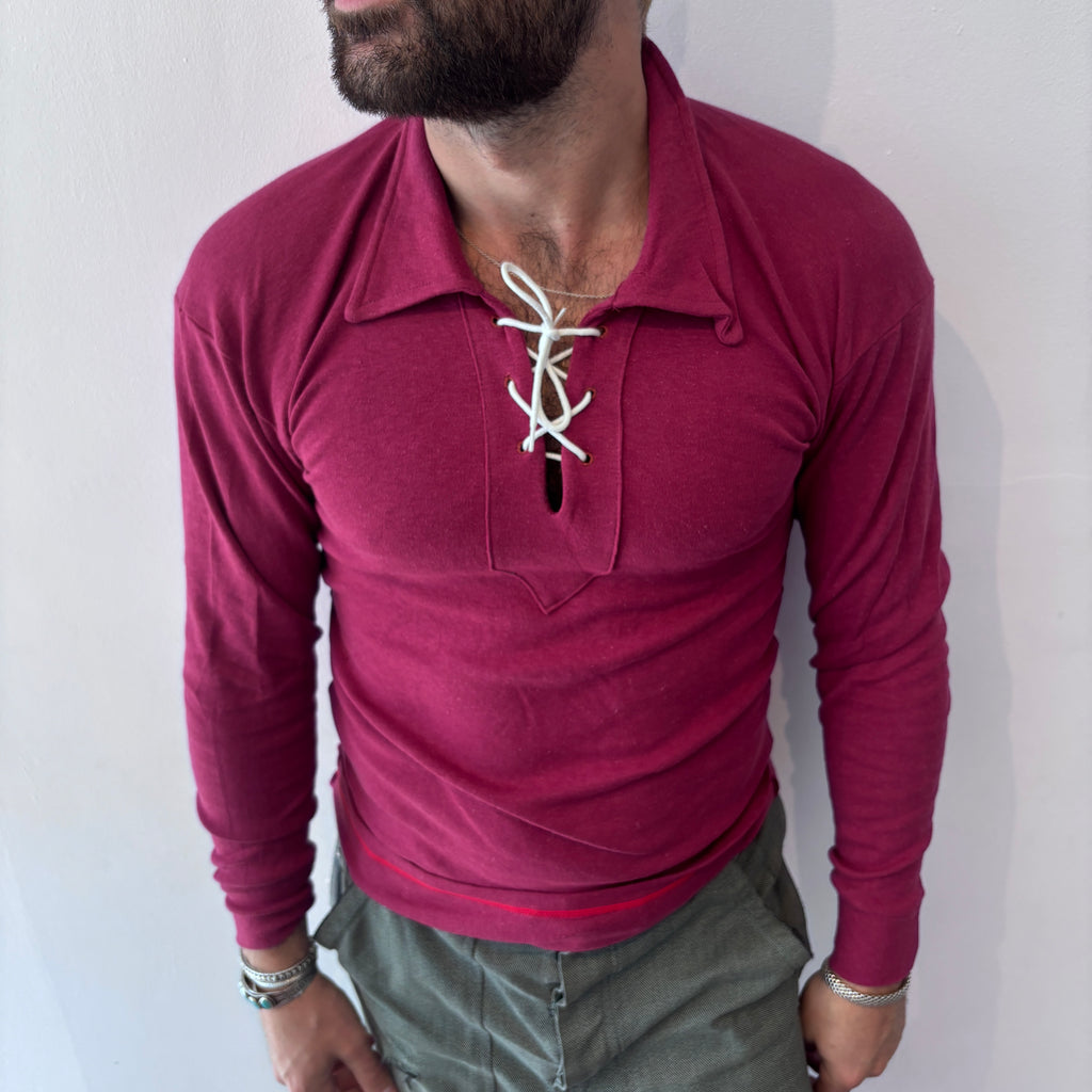 60/70's Berri Sports Tee Plum