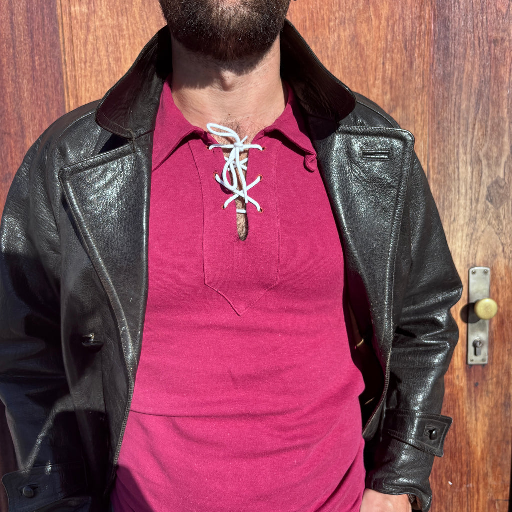 60/70's Berri Sports Tee Plum