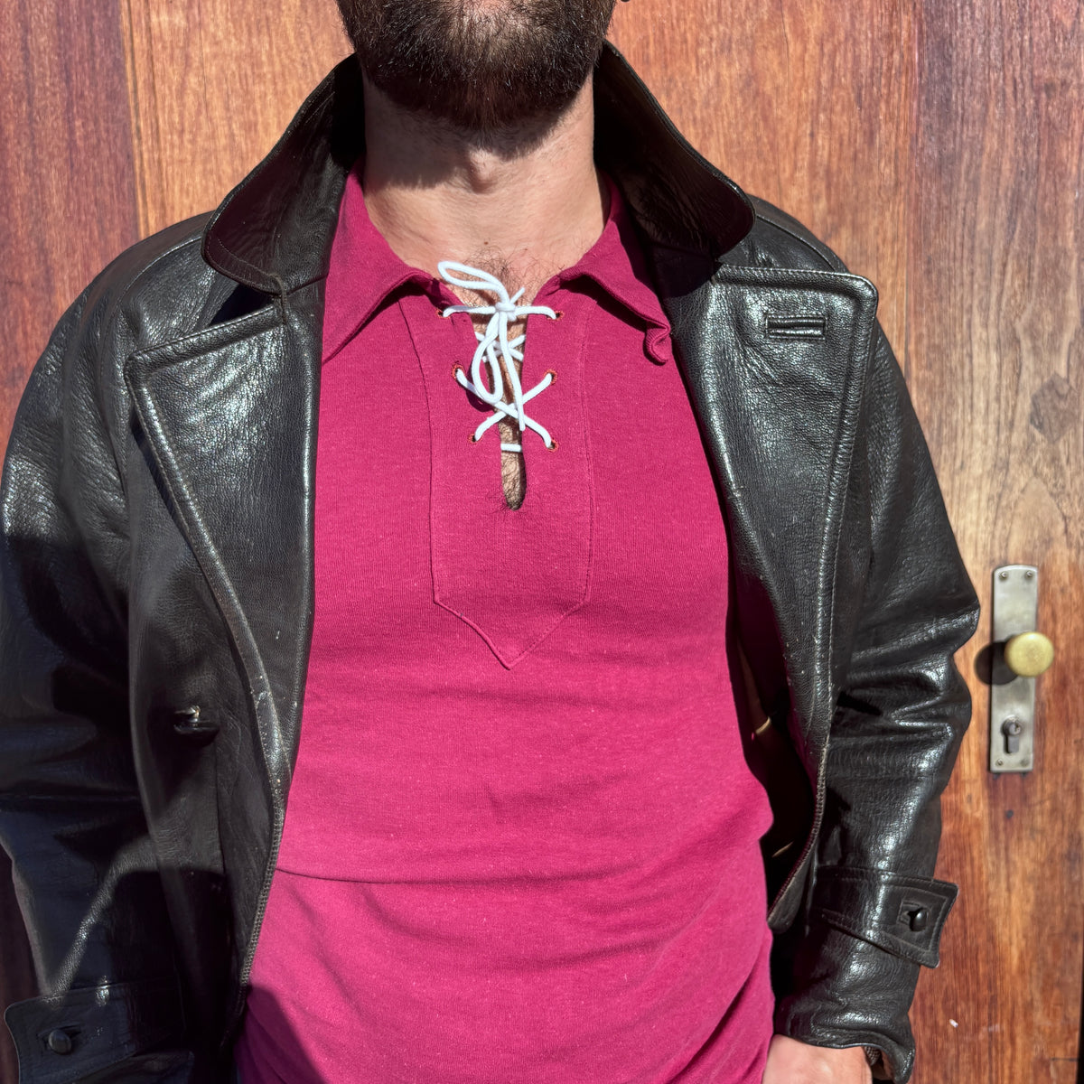 60/70's Berri Sports Tee Plum