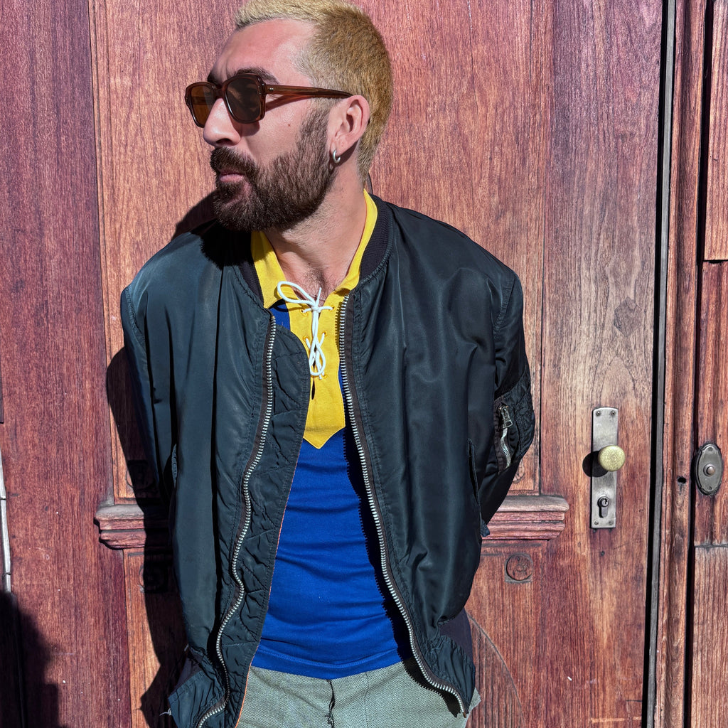 60/70's Berri Sports Tee Blue/Yellow