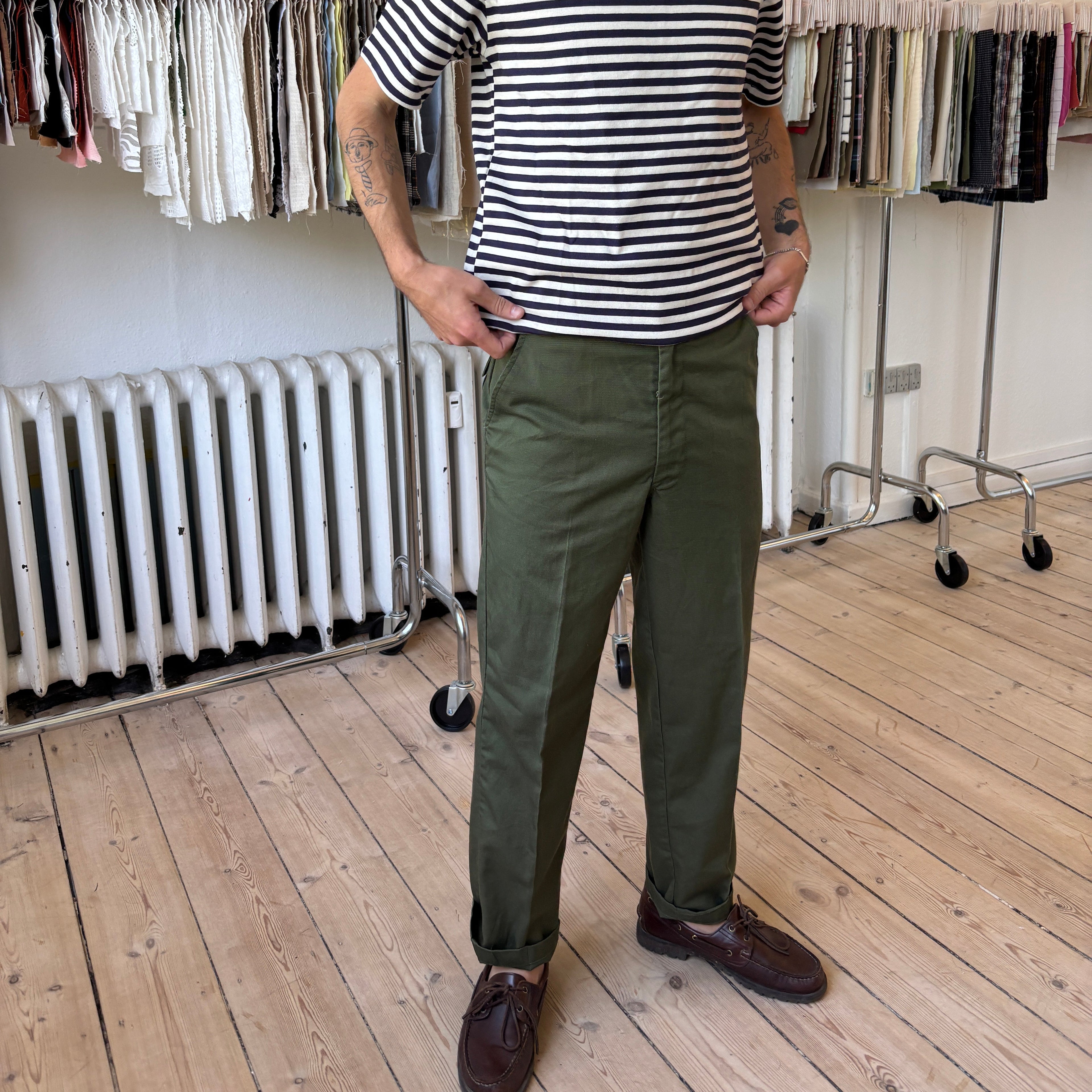 U.S OG 507 Fatigue Pants - Olive Green