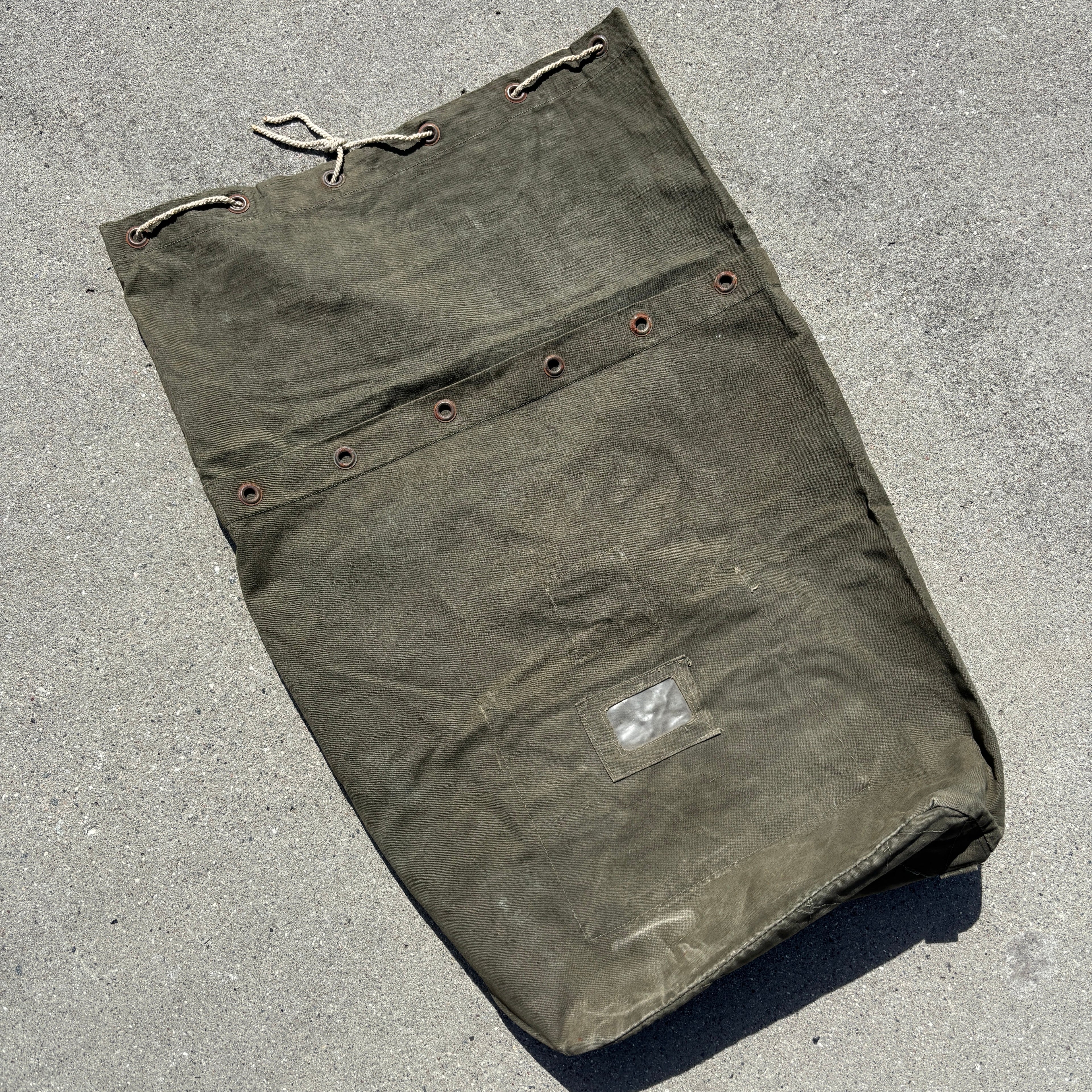Olive Drab - Canvas Duffle Bag