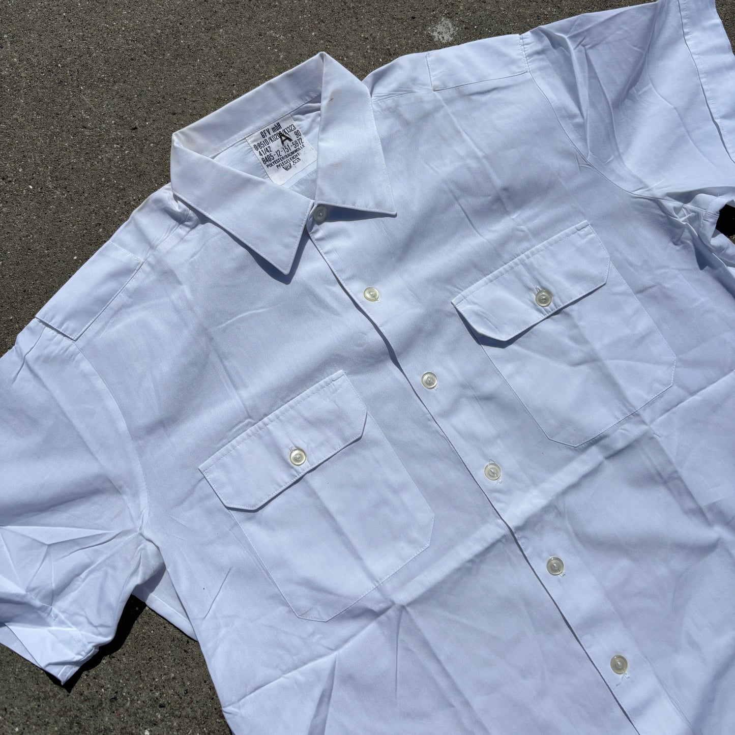 Short Sleeve Deadstock German Army Shirt