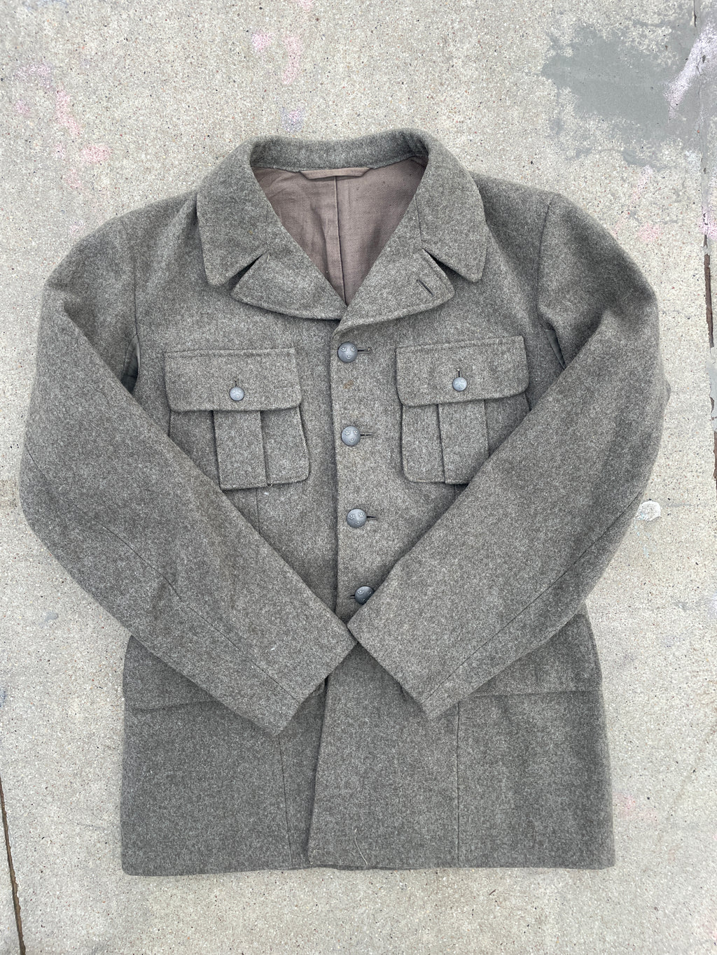 1940's Swedish Army M/39 Wool Jacket