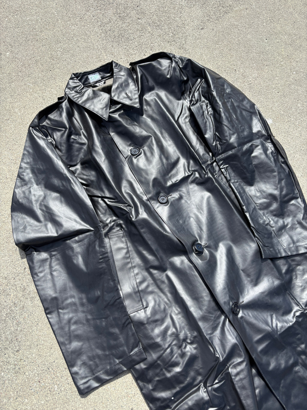 60's Swedish Army Waterproof Raincoat