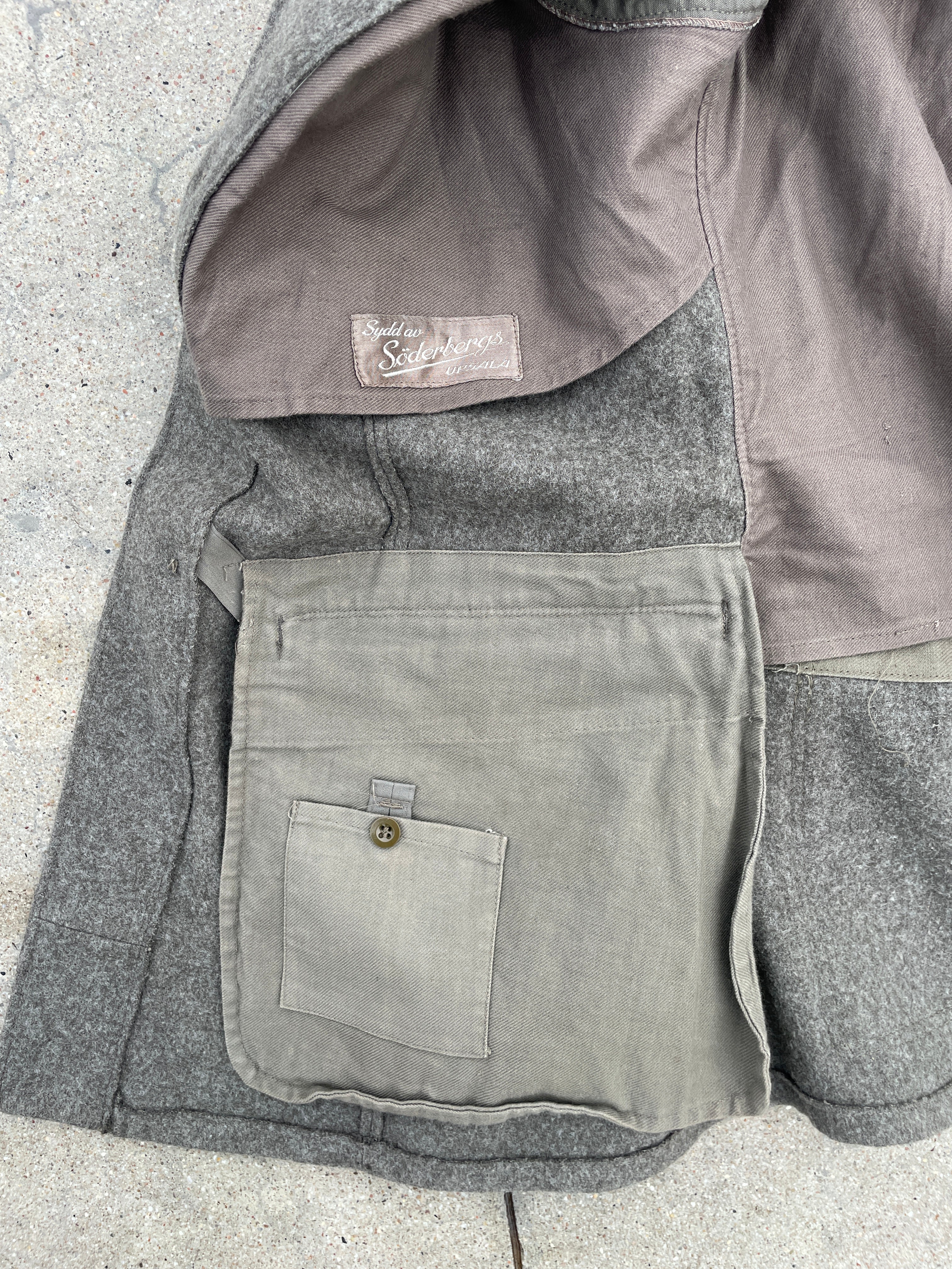 1940's Swedish Army M/39 Wool Jacket