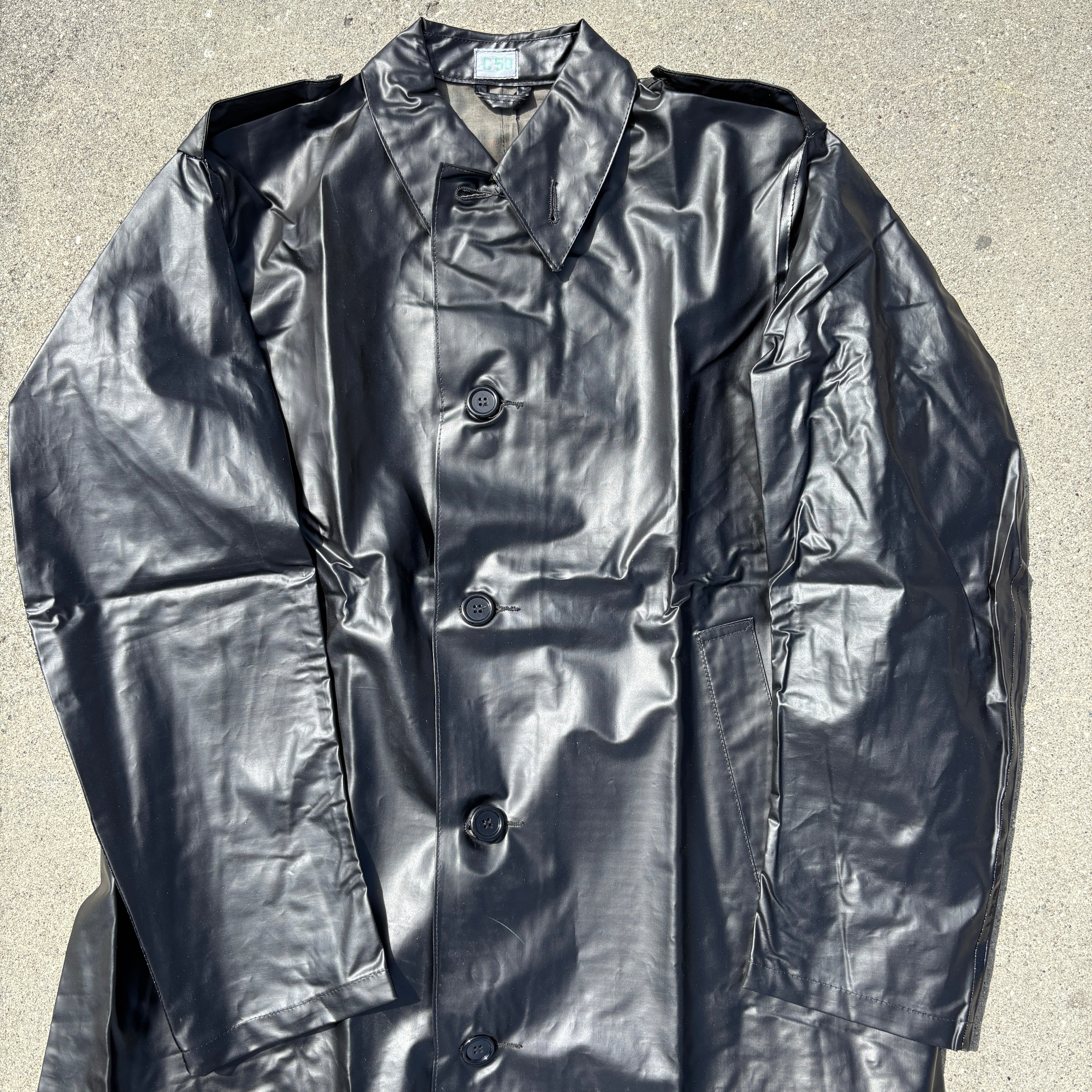 60's Swedish Army Waterproof Raincoat