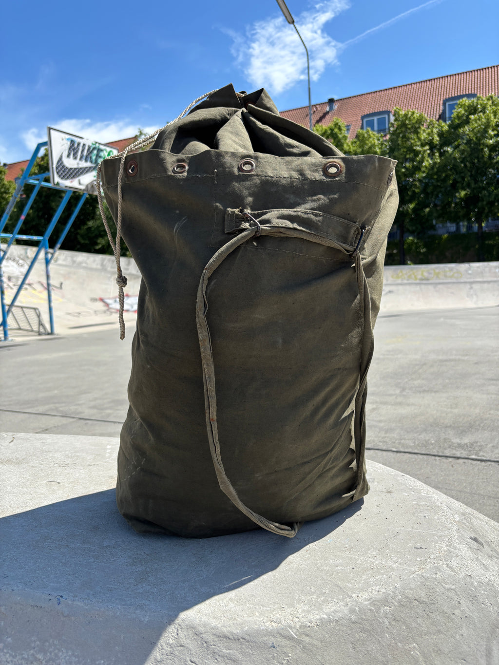 Olive Drab - Canvas Duffle Bag